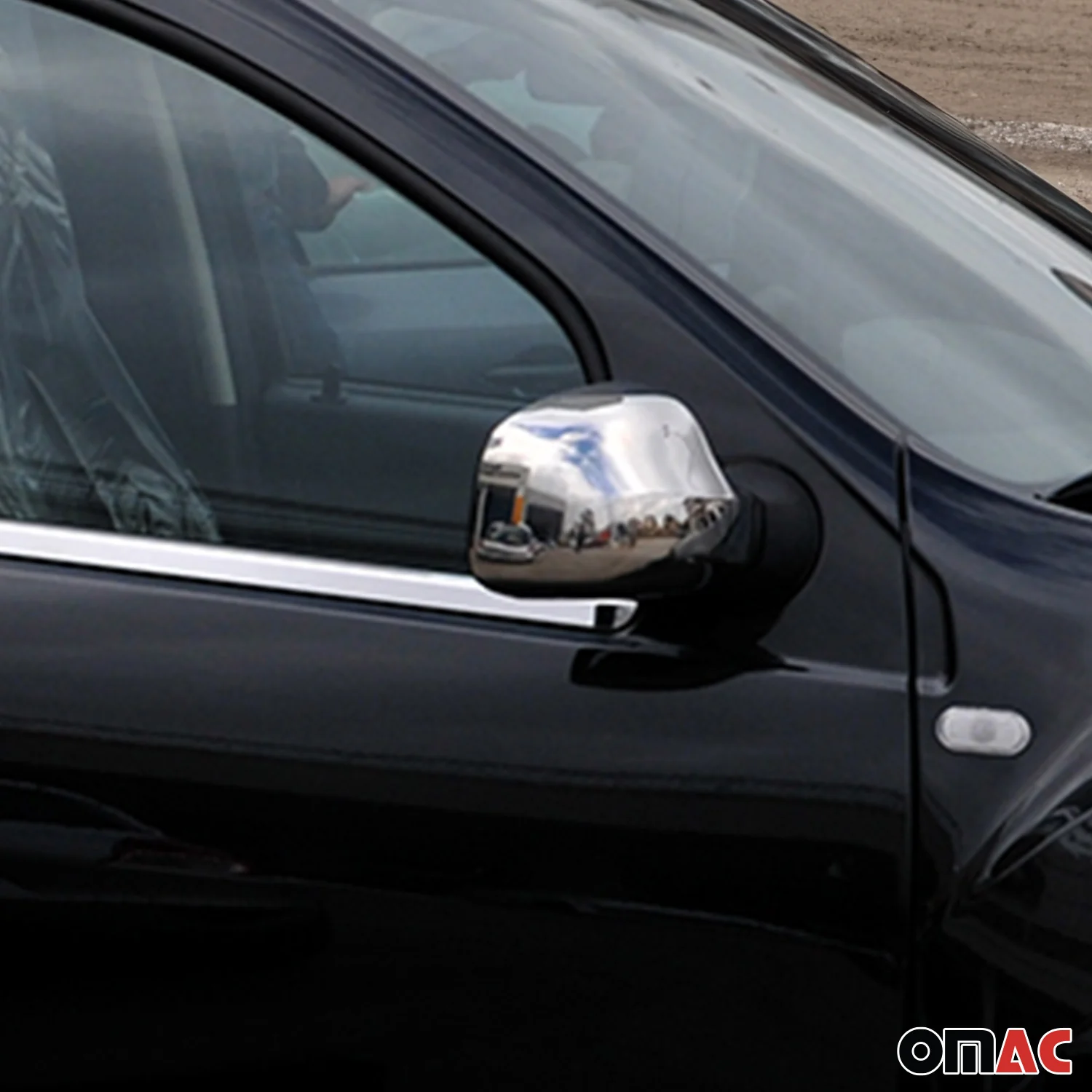 Coques de Rétroviseurs pour Dacia Duster 2012-2018 en Acier Chromé Argent - Image 6