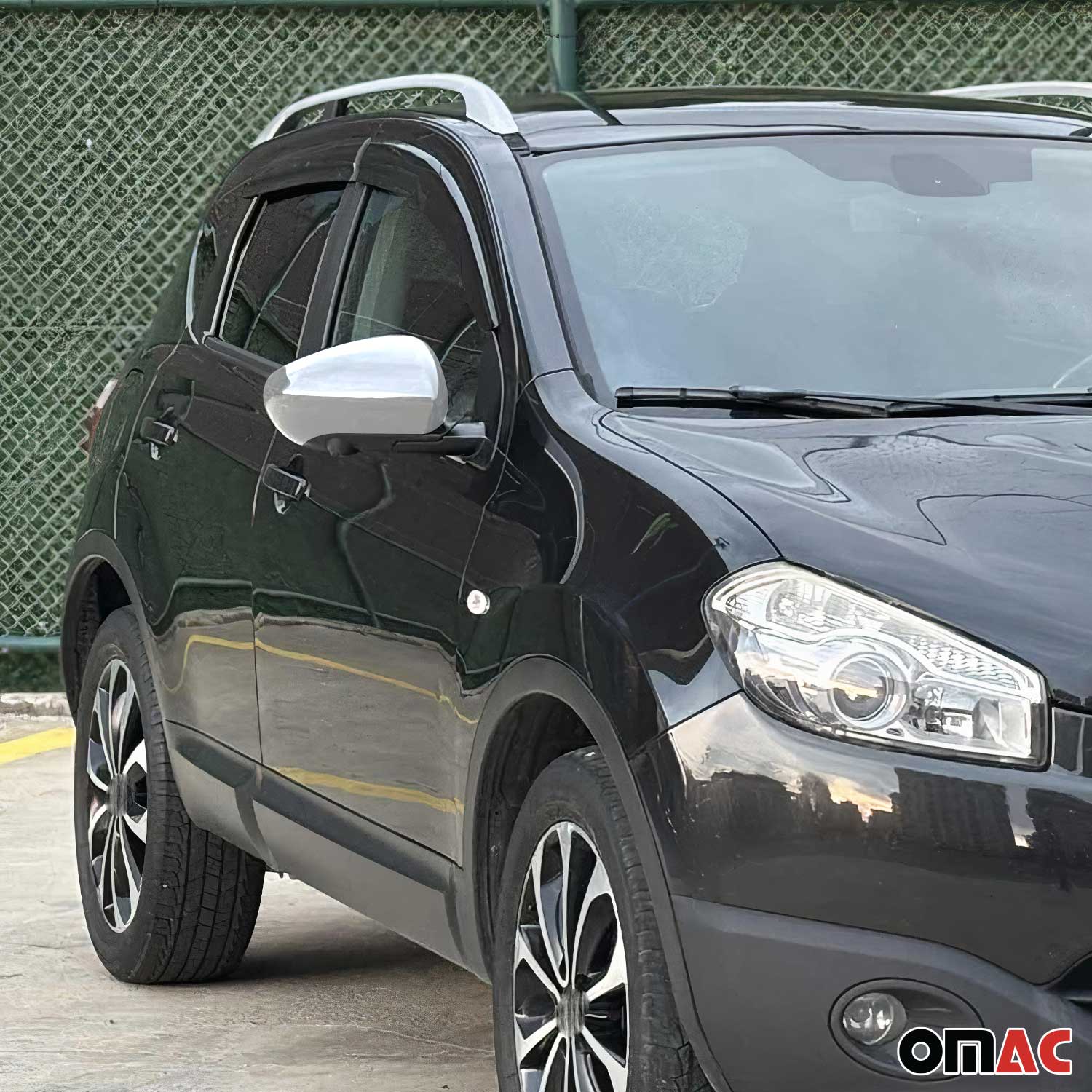 Coques de Rétroviseurs pour Nissan Qashqai J10 2006-2014 ABS Chromé 2x - Image 2