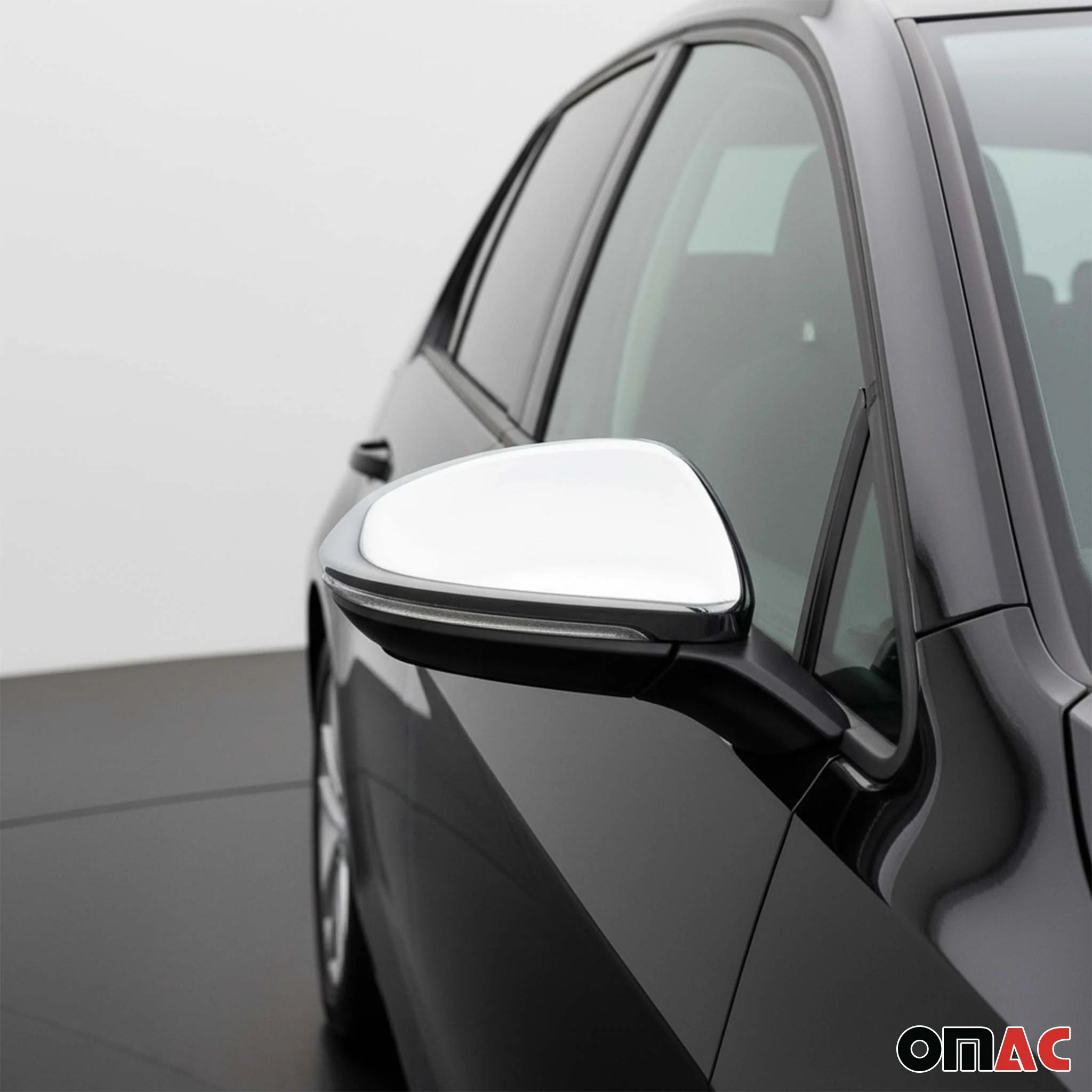 Coques de Rétroviseurs pour VW Golf 7 2012-2019 Acier Argent - Image 2