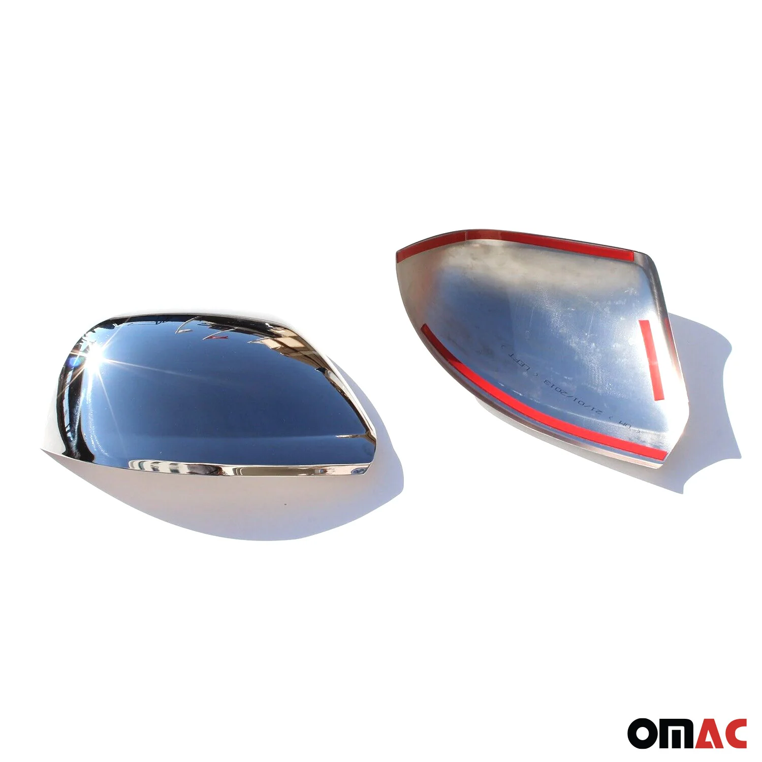 Coques de Rétroviseurs pour VW Touareg I 2007-2010 en Acier Chromé Argent - Image 5