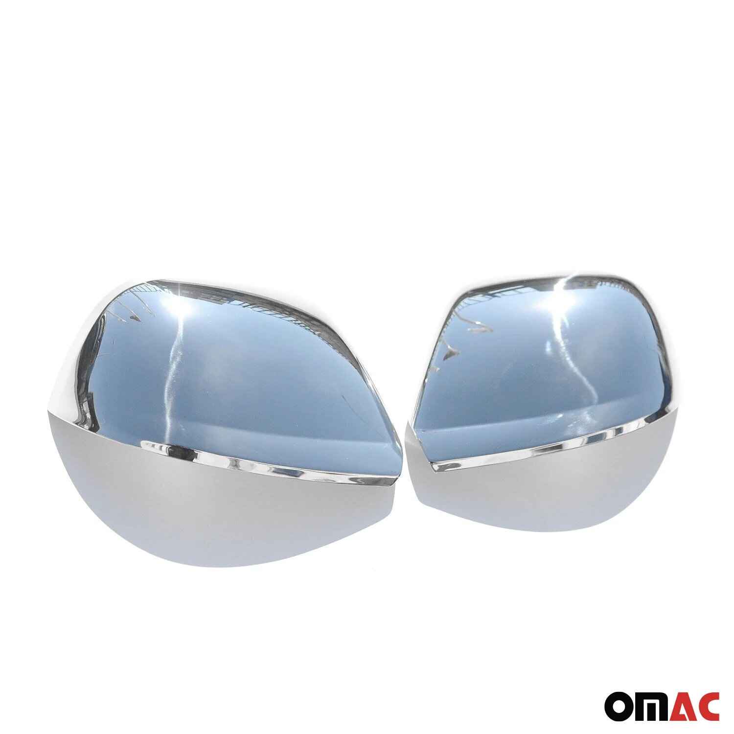 Coques de Rétroviseurs pour VW Touareg I 2007-2010 en Acier Chromé Argent - Image 6
