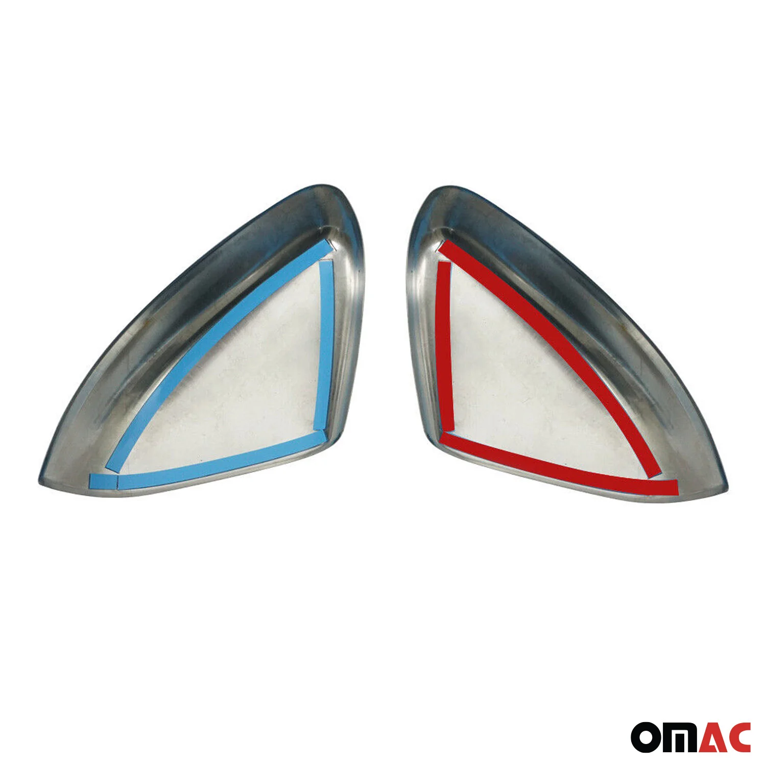 Coques de Rétroviseurs pour Ford Fiesta VII 2017-2021 en Acier Chromé Argent - Image 5