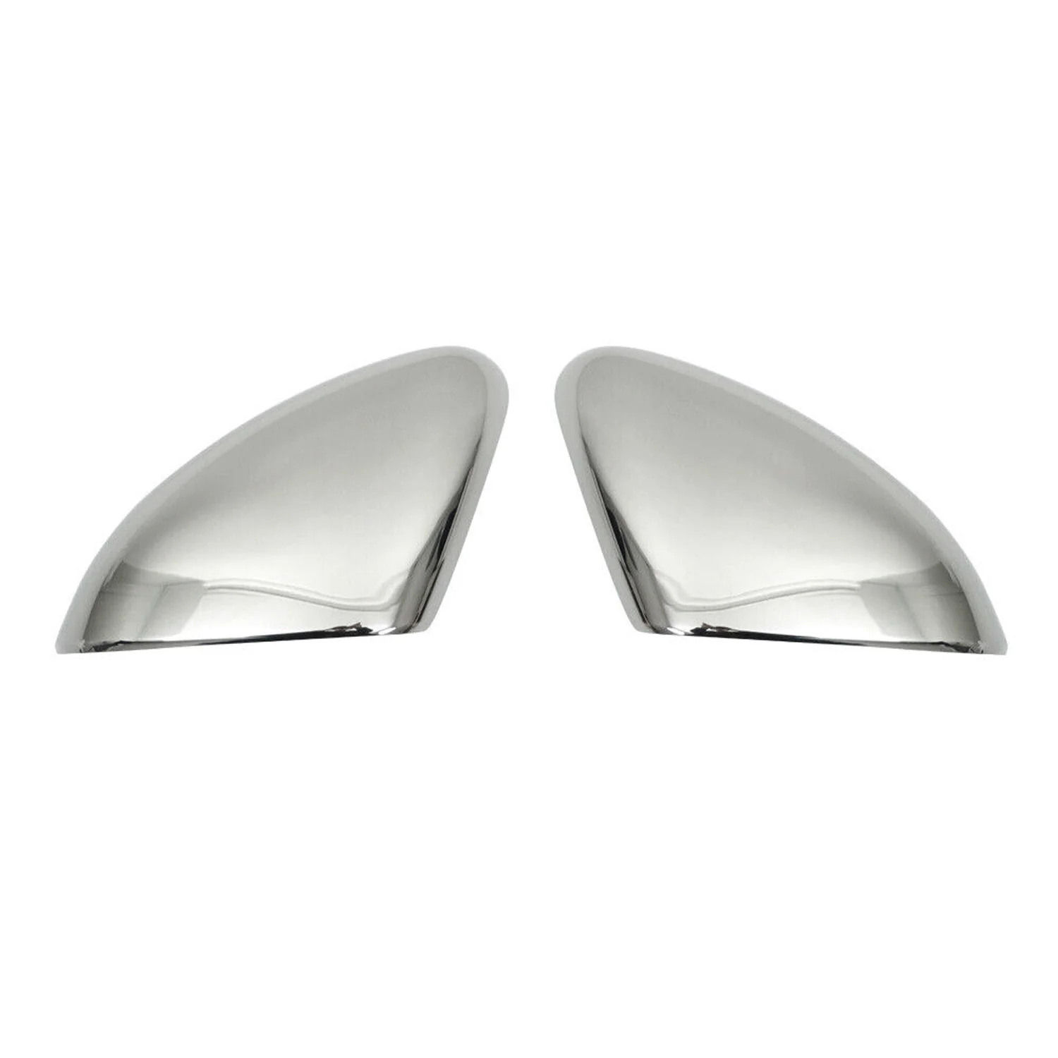 Coques de Rétroviseurs pour Ford Fiesta VII 2017-2021 en Acier Chromé Argent - Image 6