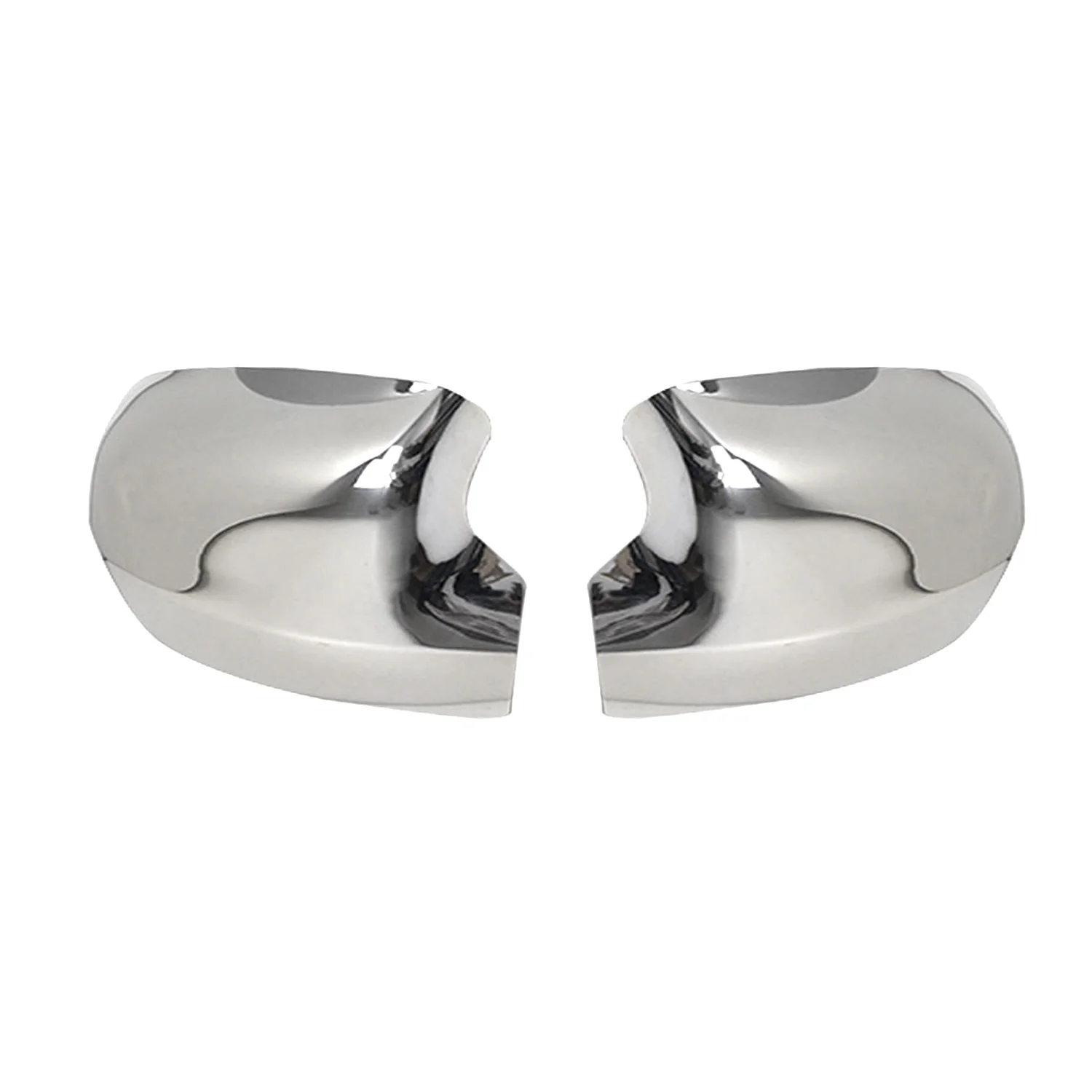Coques de Rétroviseurs pour Renault Symbol III 2013-2021 en Acier Chromé Argent - Image 6