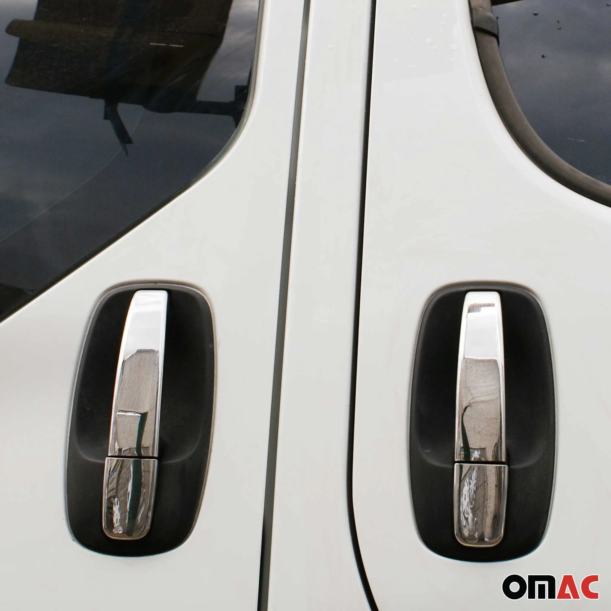 Couverture de poignée de porte pour Renault Trafic 2001-2014 en Acier chromé - Image 3