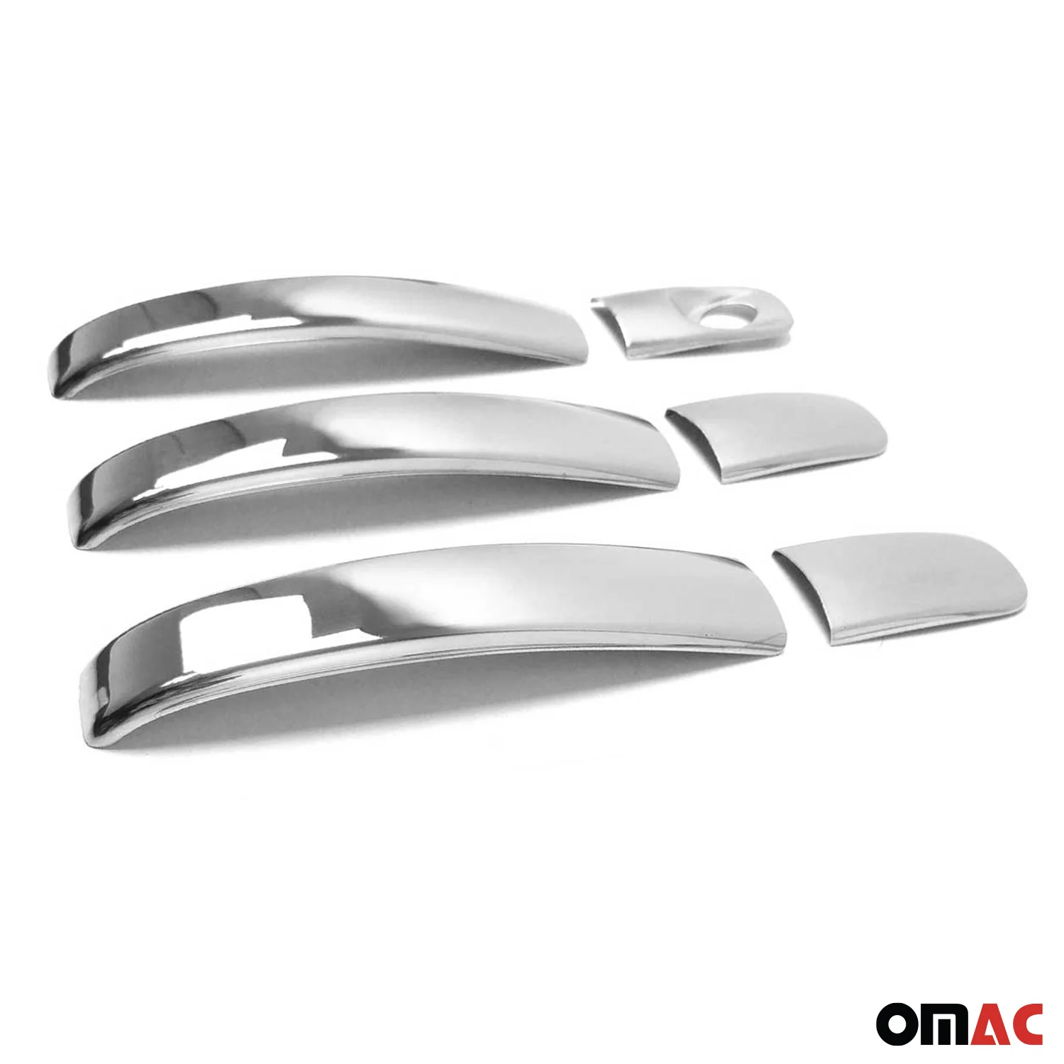 Couverture de poignée de porte pour Renault Trafic 2001-2014 en Acier chromé - Image 9