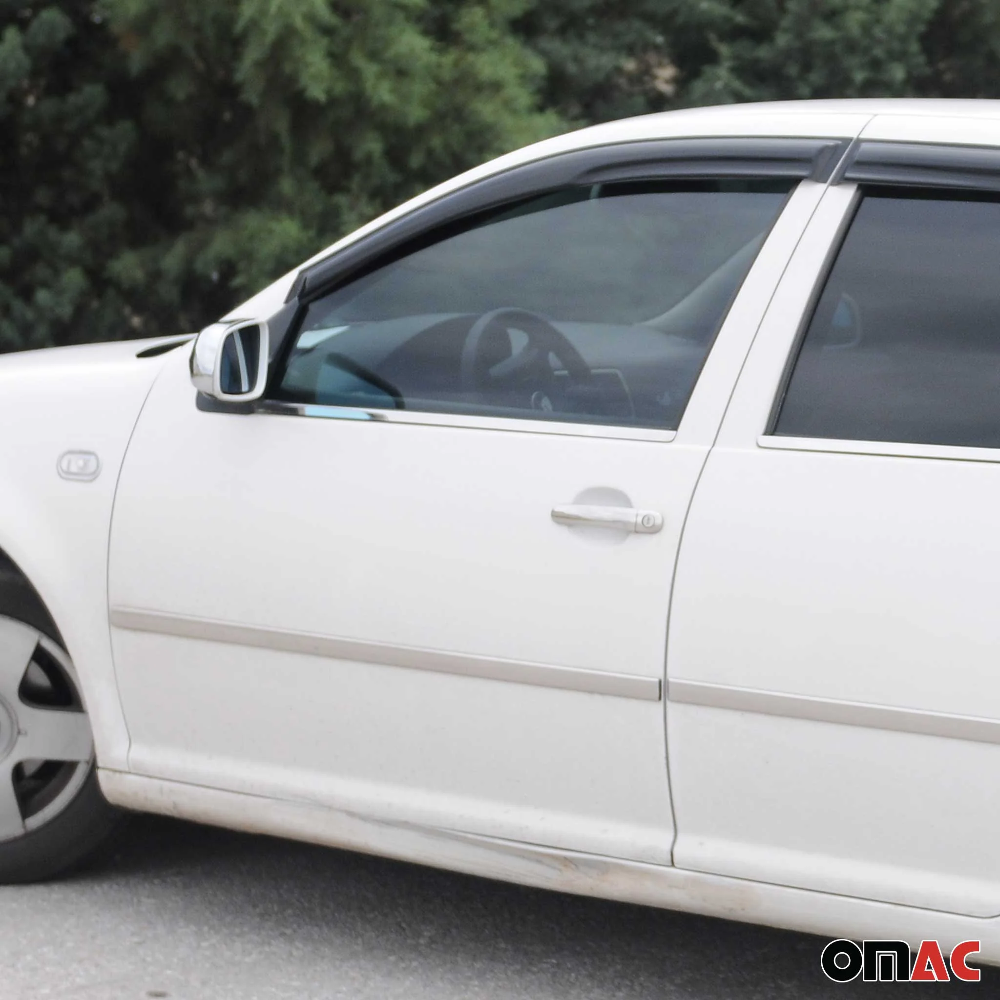 Couverture poignée de porte pour Seat Arosa 1997-2004 2 Portes Acier Argent 4Pcs - Image 3