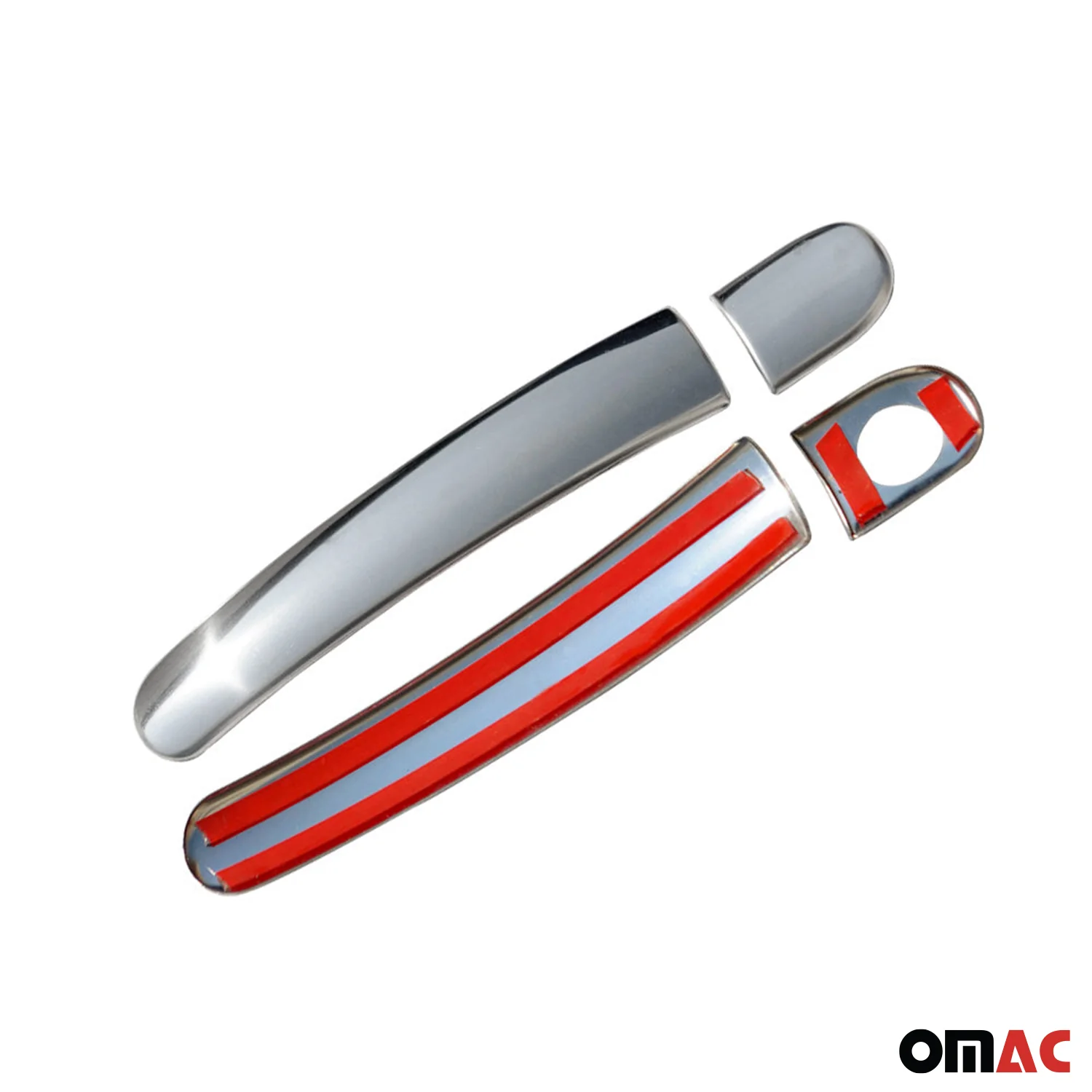 Couverture poignée de porte pour Seat Arosa 1997-2004 2 Portes Acier Argent 4Pcs - Image 9