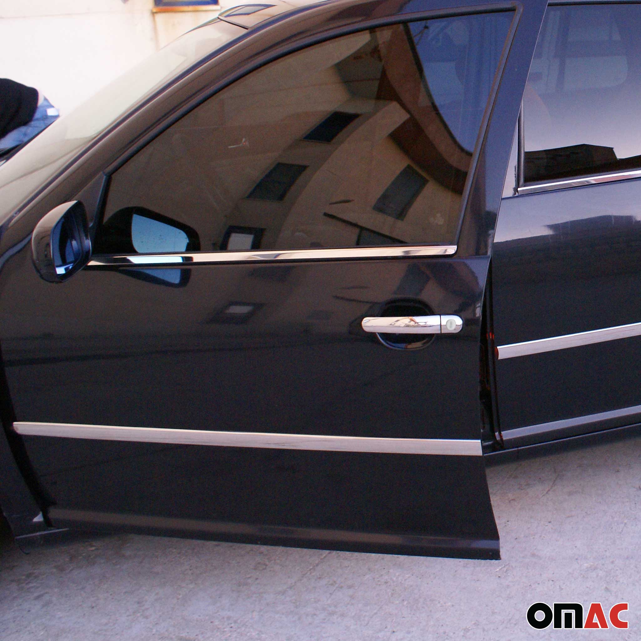 Couverture poignée de porte pour Seat Ibiza 2002-2008 2 Portes Acier Argent 4Pcs - Image 2