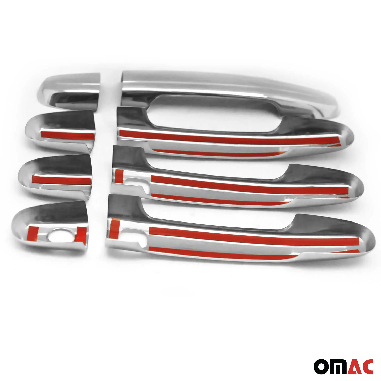 Couverture Poignée de porte pour Toyota Camry 2006-2013 4 Portes Acier 8Pcs - Image 5