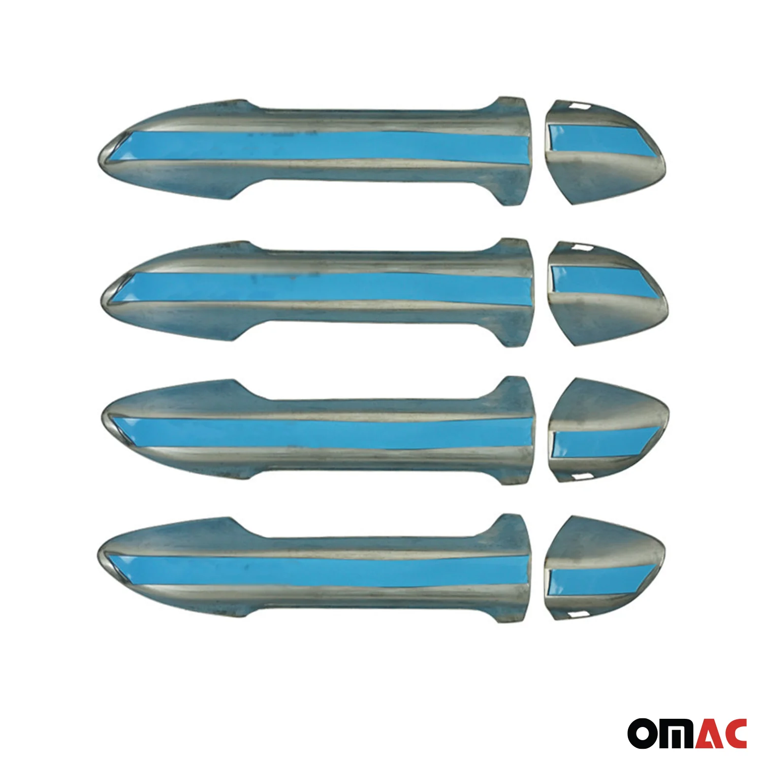 Couverture poignée de porte pour VW Passat 2005-2010 4 Portes Acier inox 8Pcs - Image 5