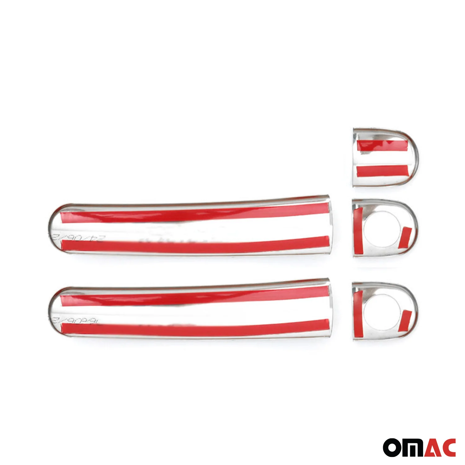 Couverture Poignée de porte pour VW Up 2011-2023 2 Portes Acier inox 5Pcs - Image 7