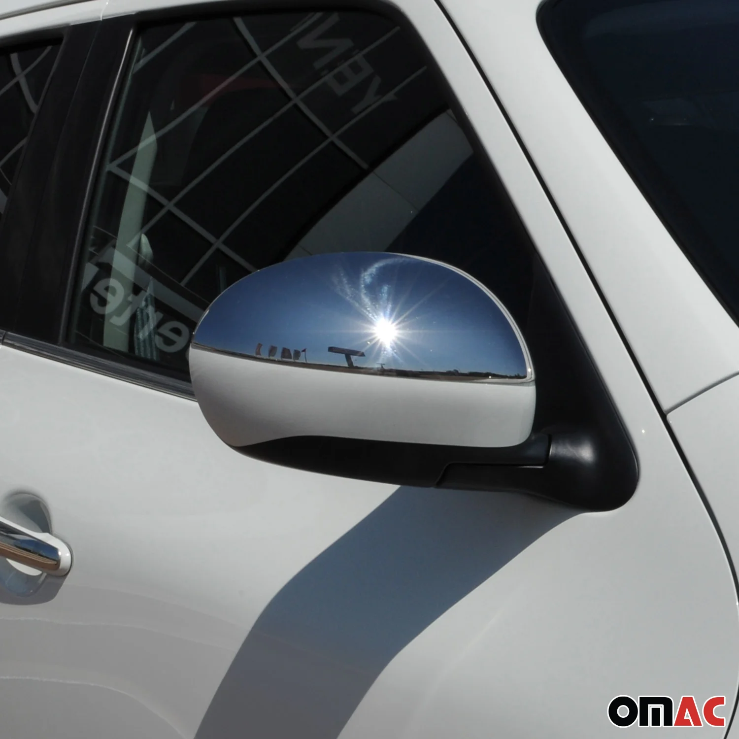 Coques de Rétroviseurs pour Nissan Juke 2010-2019 en Acier Chromé Argent - Image 3