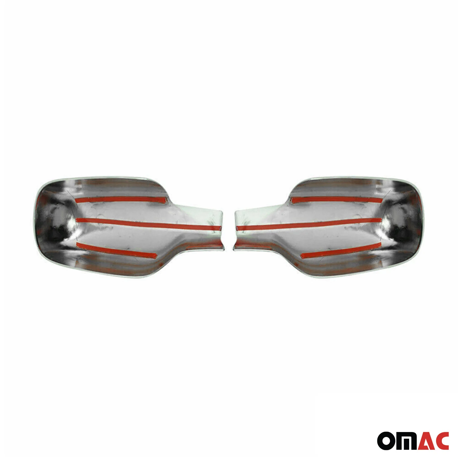 Coques de Rétroviseurs pour Renault Clio 2005-2013 en Acier Chromé Argent - Image 3