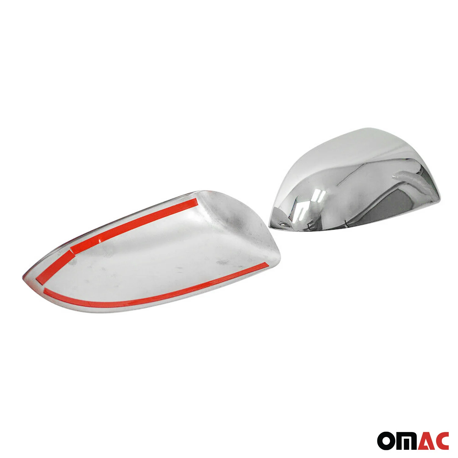 Coques de Rétroviseurs pour Skoda Octavia II 2009-2013 en Acier Chromé Argent - Image 5