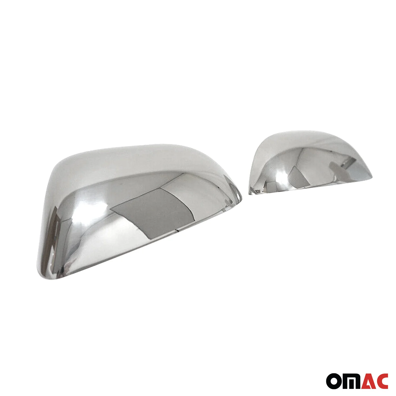 Coques de Rétroviseurs pour Skoda Octavia II 2009-2013 en Acier Chromé Argent - Image 8
