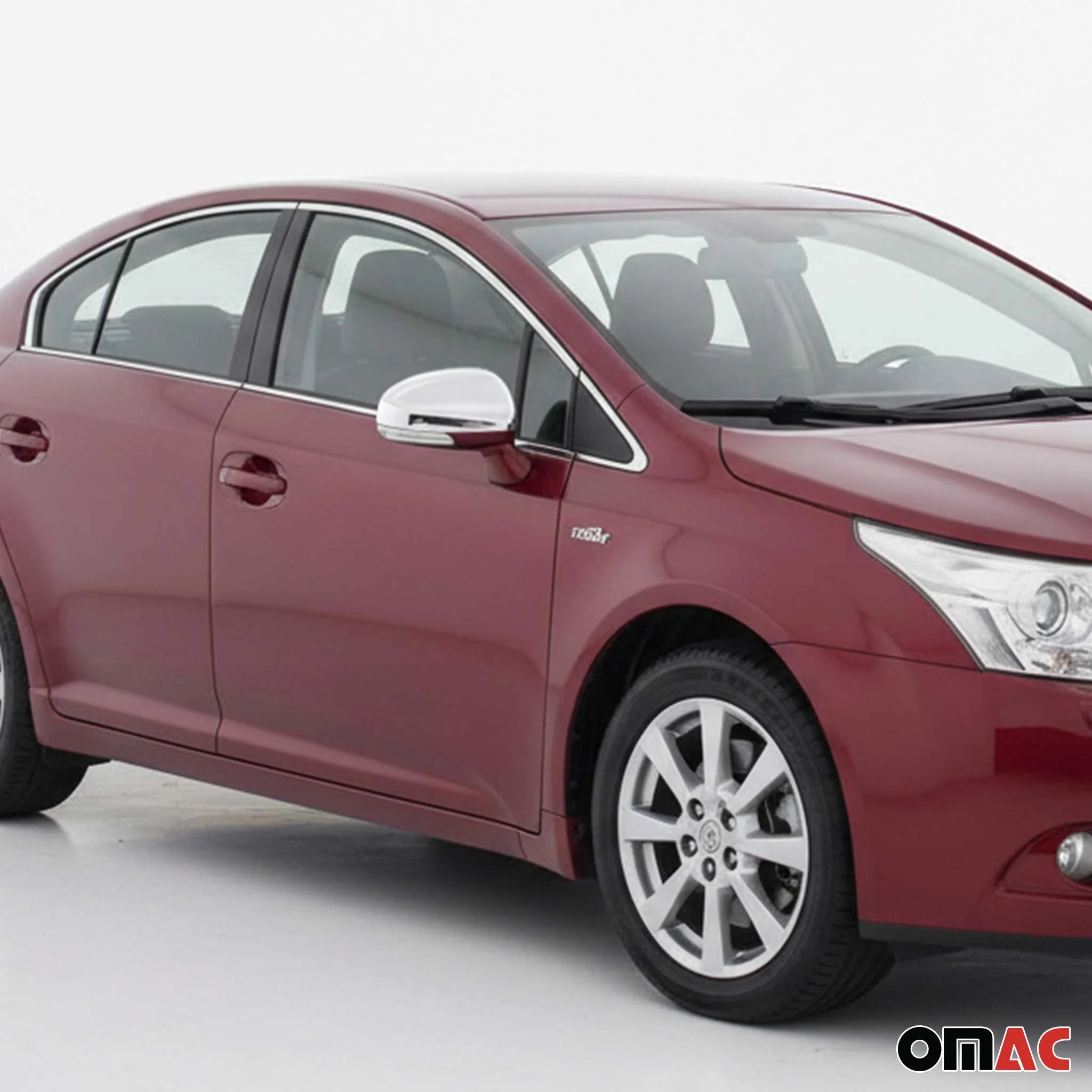 Coques de Rétroviseurs pour Toyota Avensis 2008-2015 en Acier Chromé Argent - Image 2