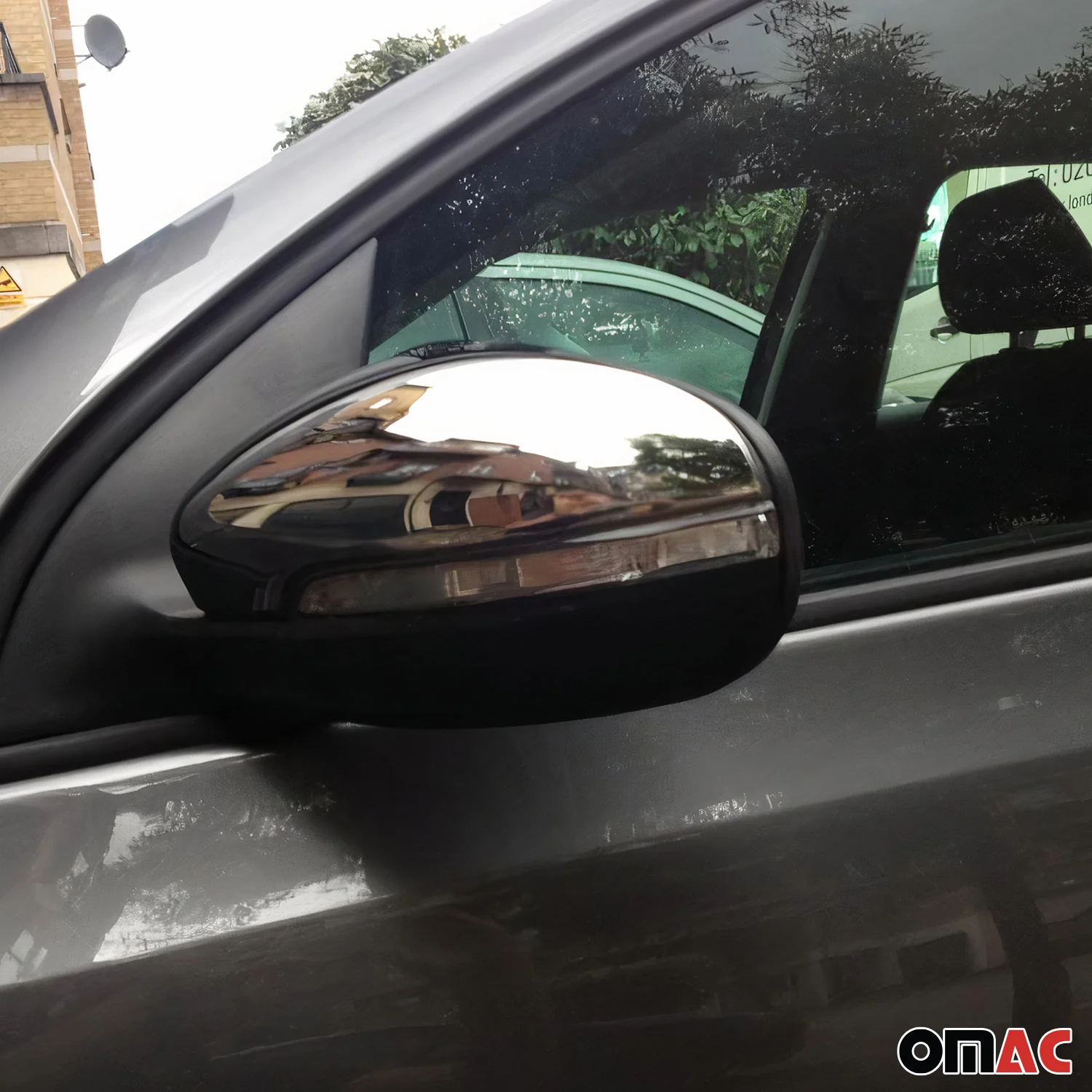 Coques de Rétroviseurs pour VW Golf VI 2008-2012 en Acier Inoxy Chromé Argent - Image 6