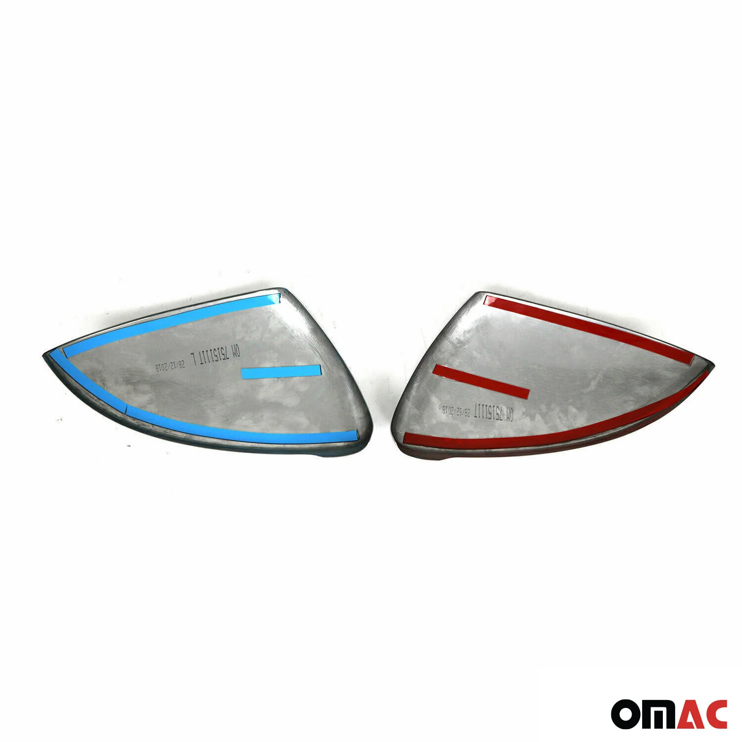 coques de rétroviseur pour VW Golf mk7Variant 2013-2020 en acier inoxydable mat - Image 5