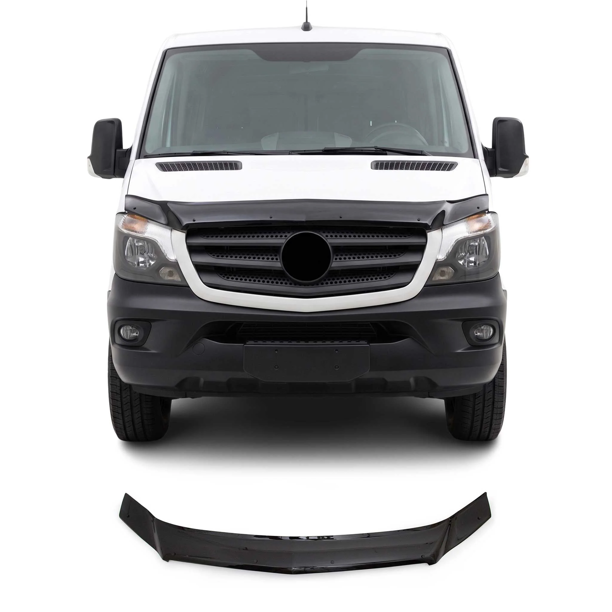 Deflecteurs d'air capot de voiture pour Mercedes Sprinter W906 2013-18 Acrylique