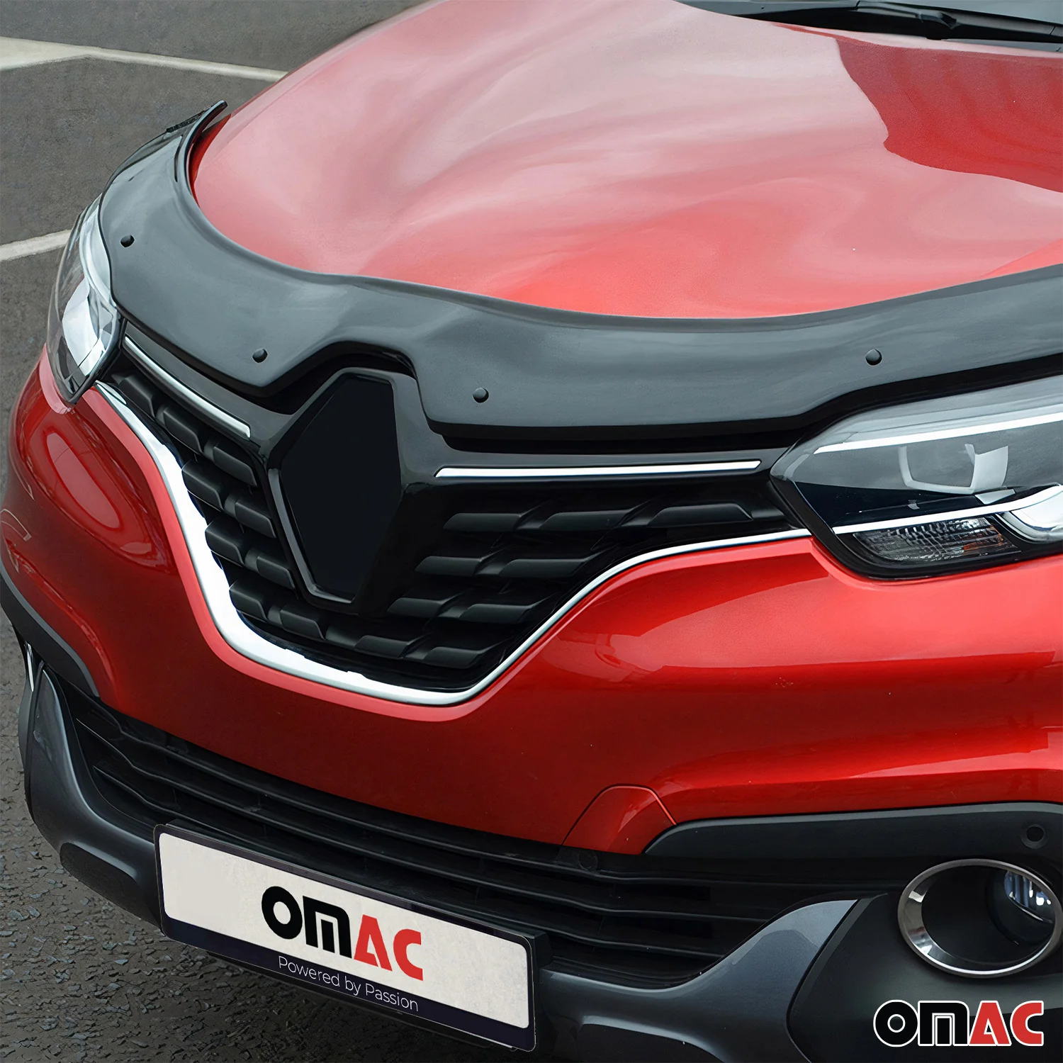 Deflecteurs d'air capot de voiture pour Renault Kadjar 2015-2021 Acrylique Noir - Image 8