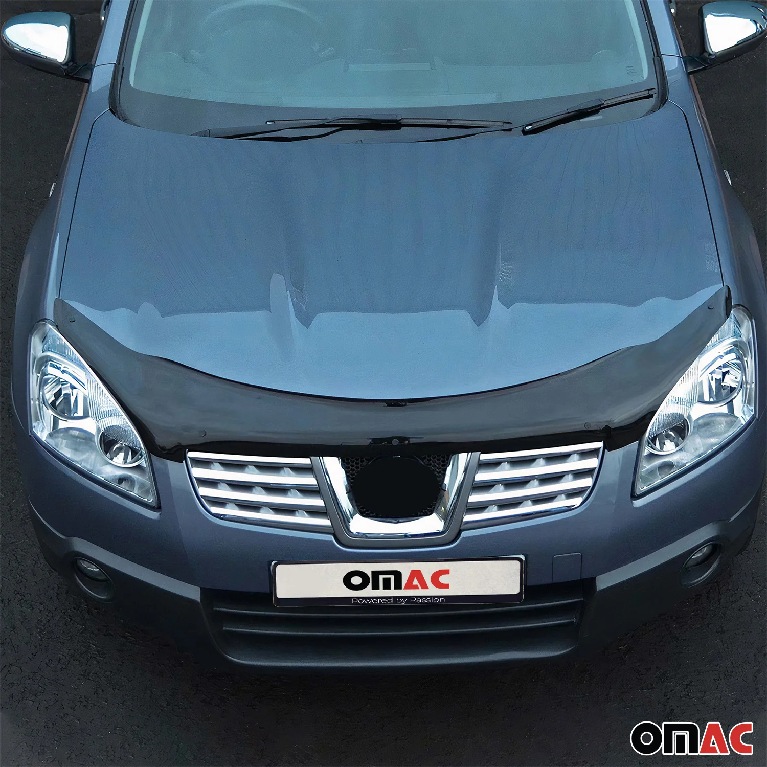 Deflecteurs capot de voiture pour Protection pour Nissan Qashqai 2006-2010 Noir - Image 8