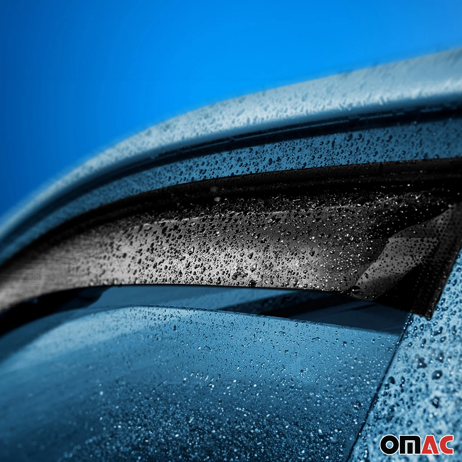 Déflecteurs de vent et de pluie pour MERCEDES GLE 2015-2018 Acrylique Noir 4 pcs - Image 12