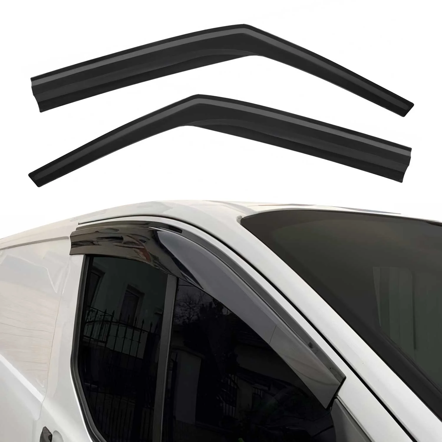 Déflecteurs de Vent pluie d'air pour Renault Master Opel Movano 1998-2009 2Pcs