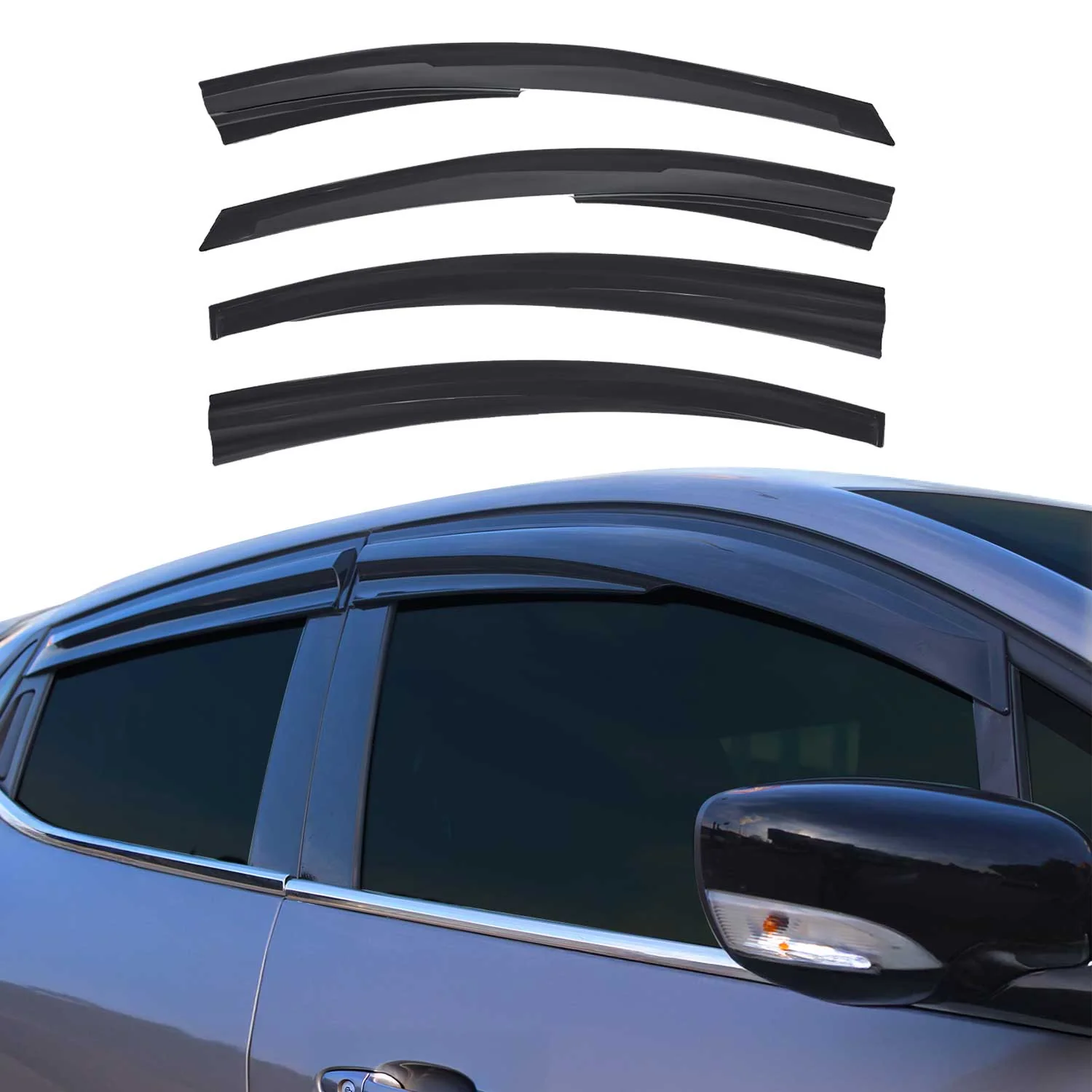 Déflecteurs De Vent Pluie D'air pour Chevrolet Cruze Limo 2008-2015 Acryl 4x