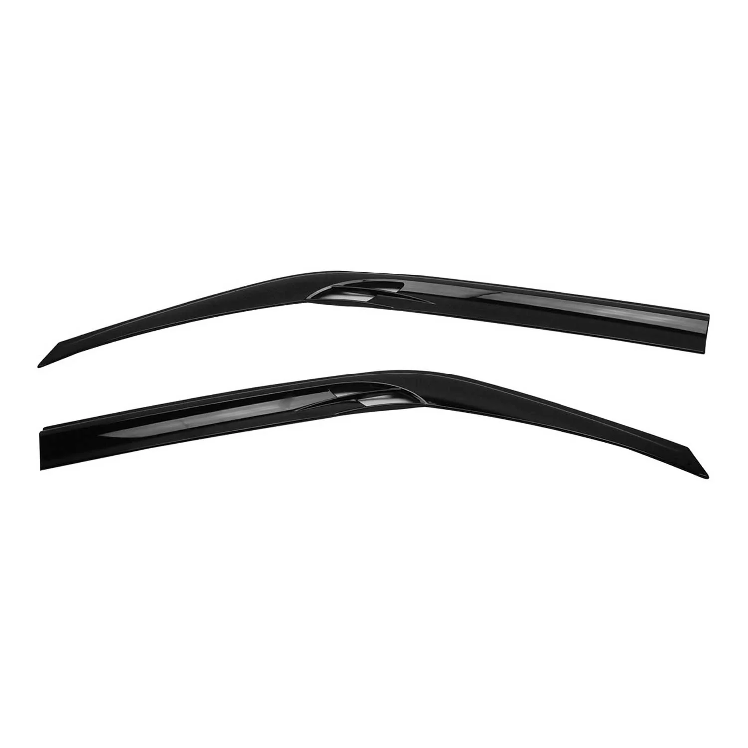 Déflecteurs De Vent Pluie D'air pour Iveco Daily 2006-2014 2pcs Acrylique Noir - Image 2