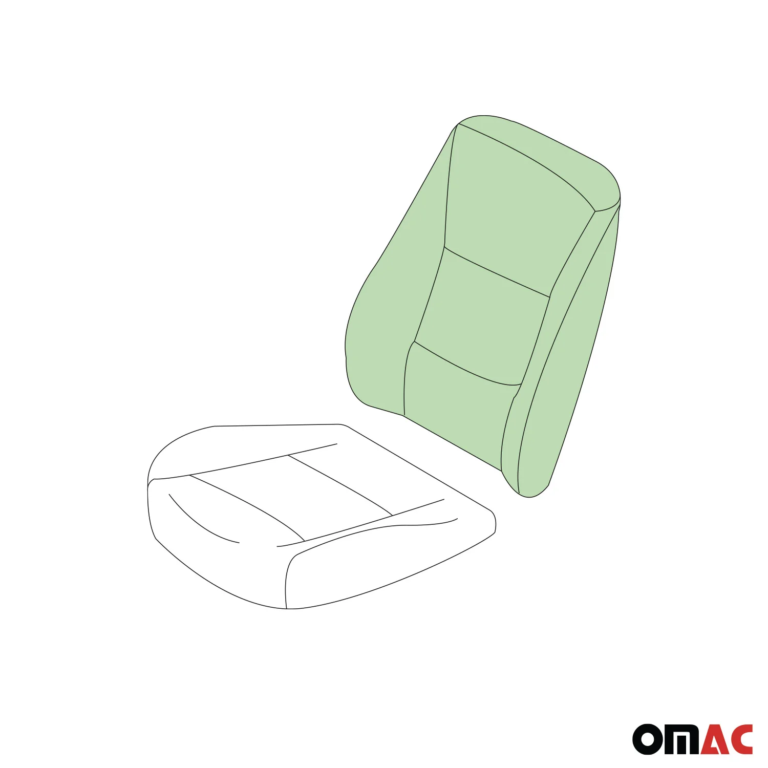 Coussin Mousse de Dossier pour Opel Combo D 2012-2018 Remplacement 1pc - Image 7