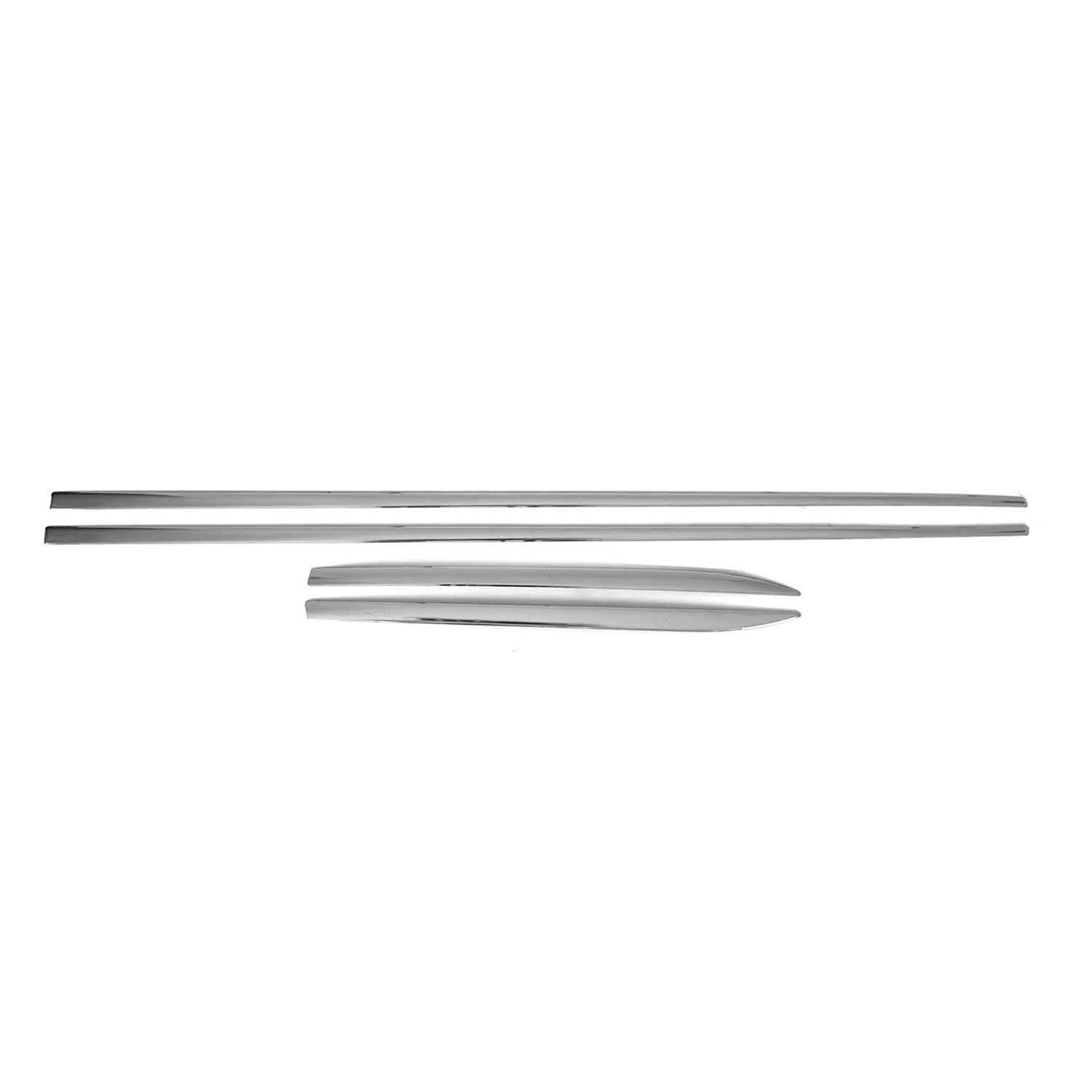 Garniture Baguette de porte latérale pour Ford Fiesta 2017-2024 acier inox 4Pcs - Image 6