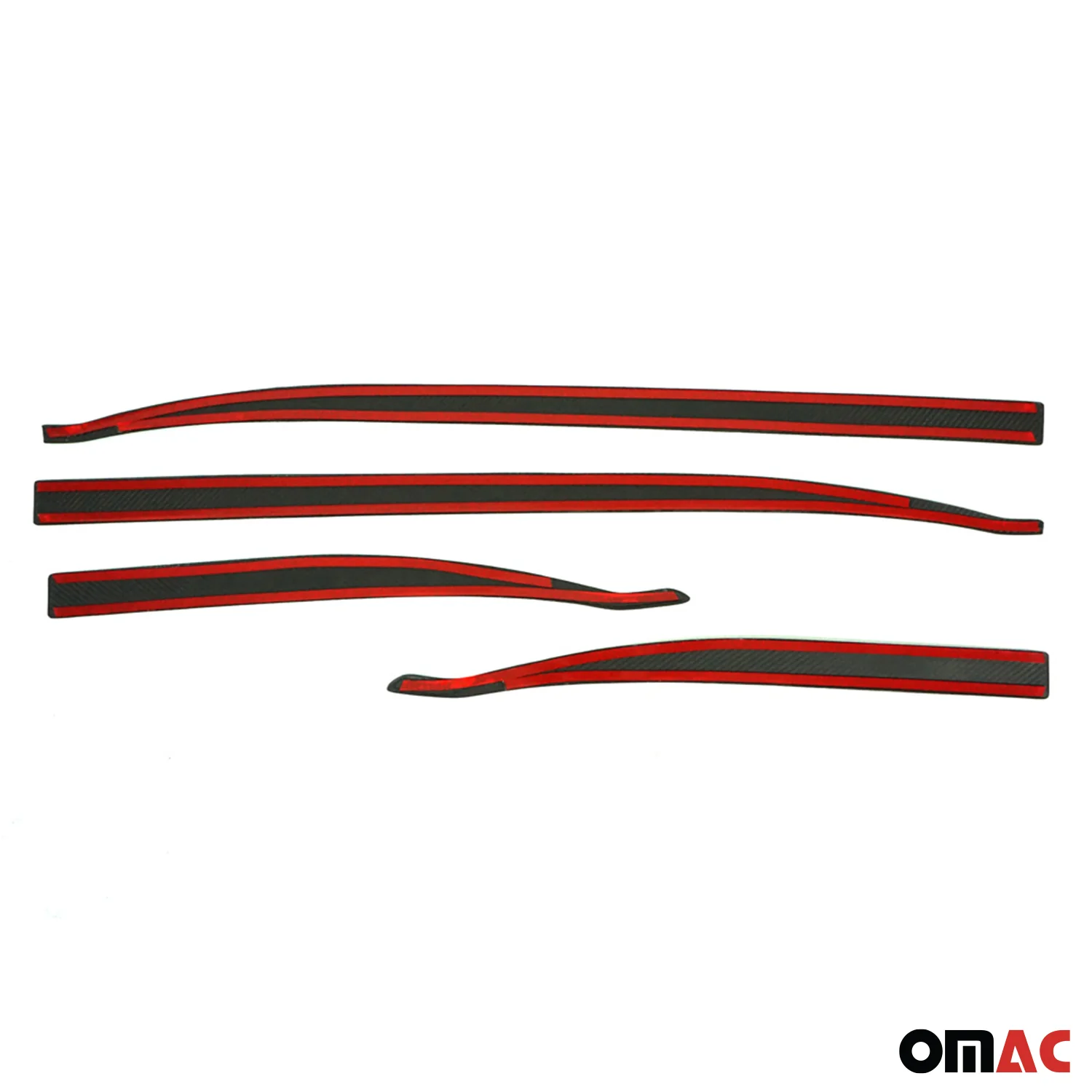 Garniture Baguette de porte latérale pour Jeep Renegade 2014-2024 Carbone Noir - Image 5