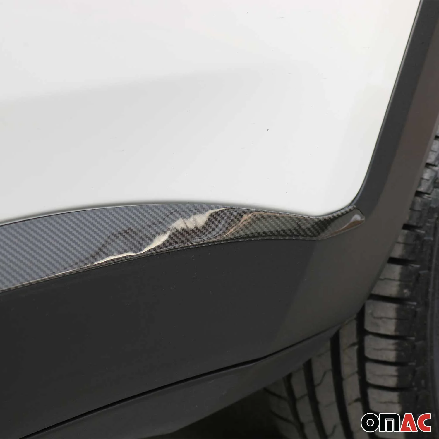 Garniture Baguette de porte latérale pour Jeep Renegade 2014-2024 Carbone Noir - Image 6