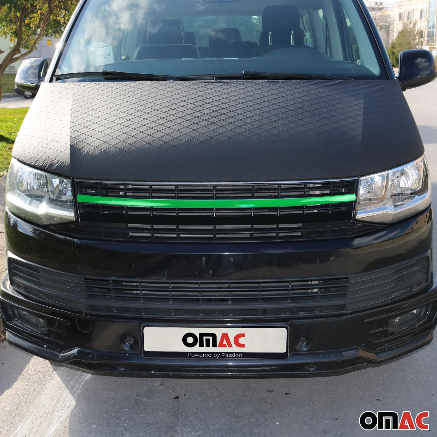 Moulure de Grille de Calandre pour VW T6 Transporter tout 2015-2019 vert Acier - Image 2