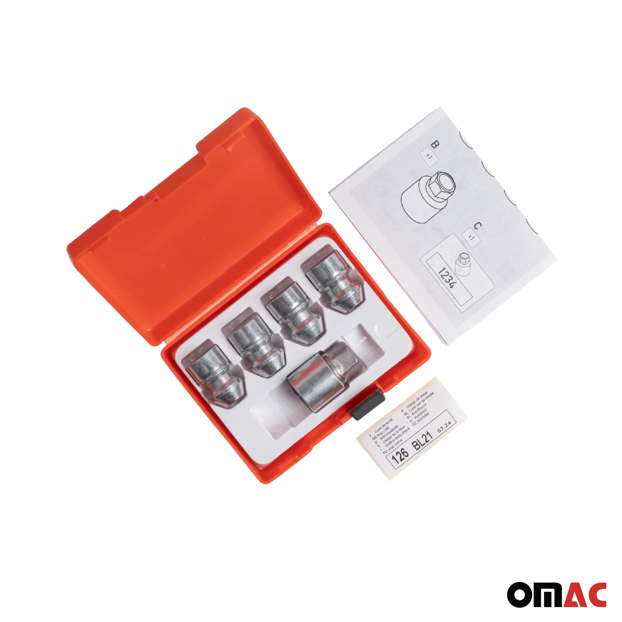 Vis de roue antivol pour Nissan Qashqai jusqu’en 2013 Acier Gris 4x M12X1,25 - Image 5