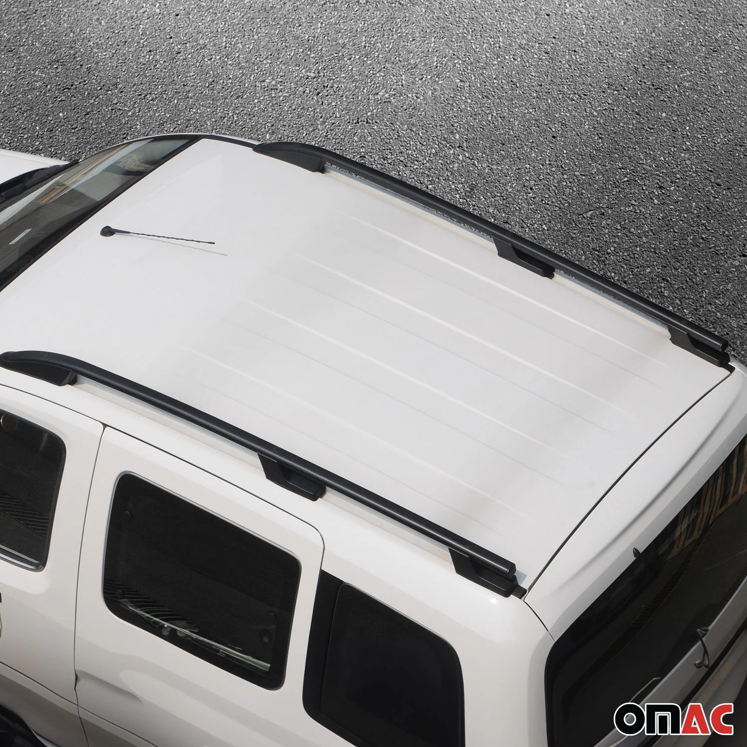 Kit Barres de toit pour Ford Transit Tourneo Custom 2012-24 L2 Long L3 Alu Noir - Image 7