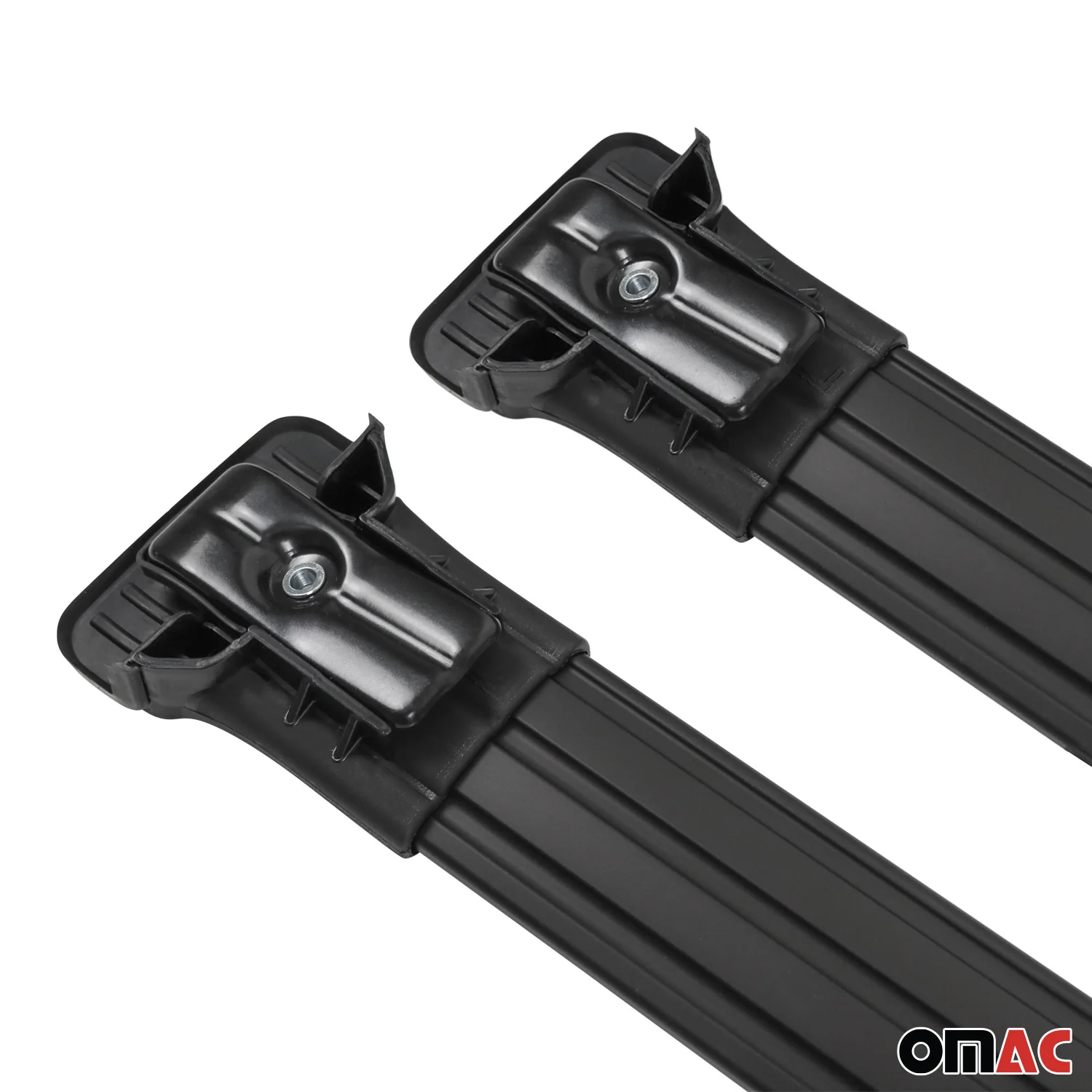 Kit Barres de toit pour VW Caddy 3 2003-2015 L1 Empattement Court Noir Alu 4x - Image 11