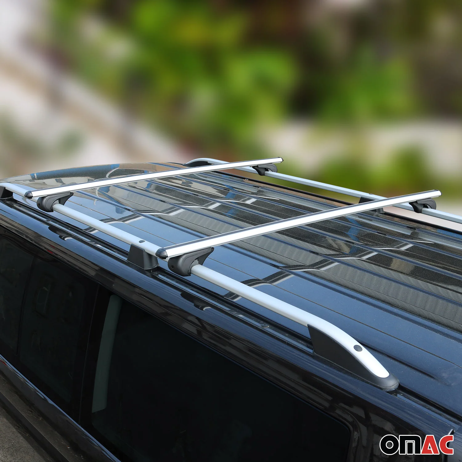 Kit Barres de toit pour VW T5 T6 T6.1 Transporter 2015-2024 L1 Gris 4x - Image 2