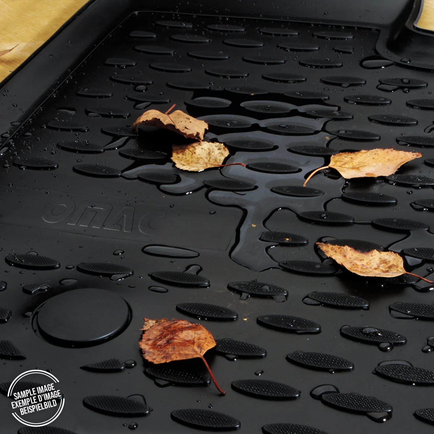Kit Tapis de sol et coffre pour Mercedes Classe C W205 2014-2021 Caoutchouc Noir - Image 9