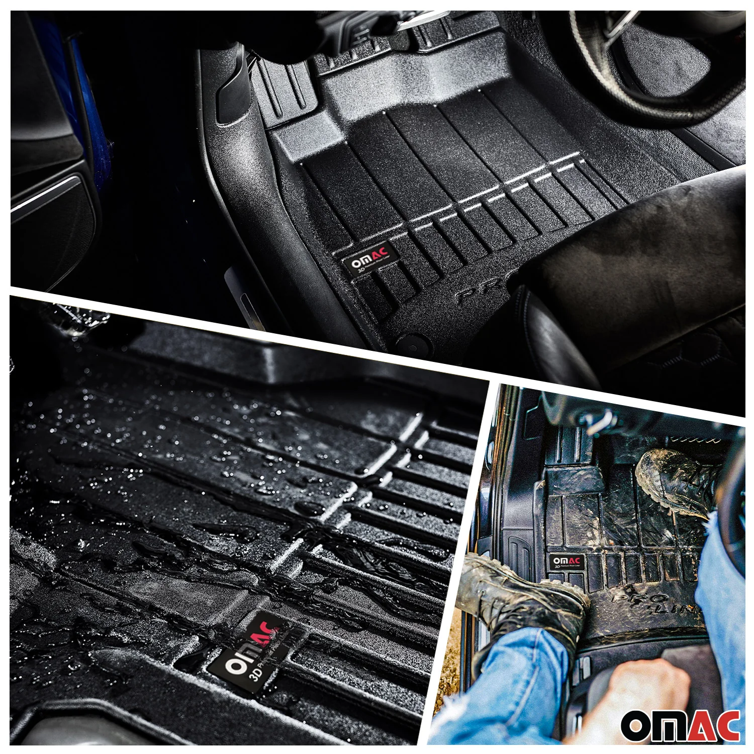 Kit Tapis de Sol et Coffre pour Seat Ibiza 2008-2017 TPE Noir - Image 2