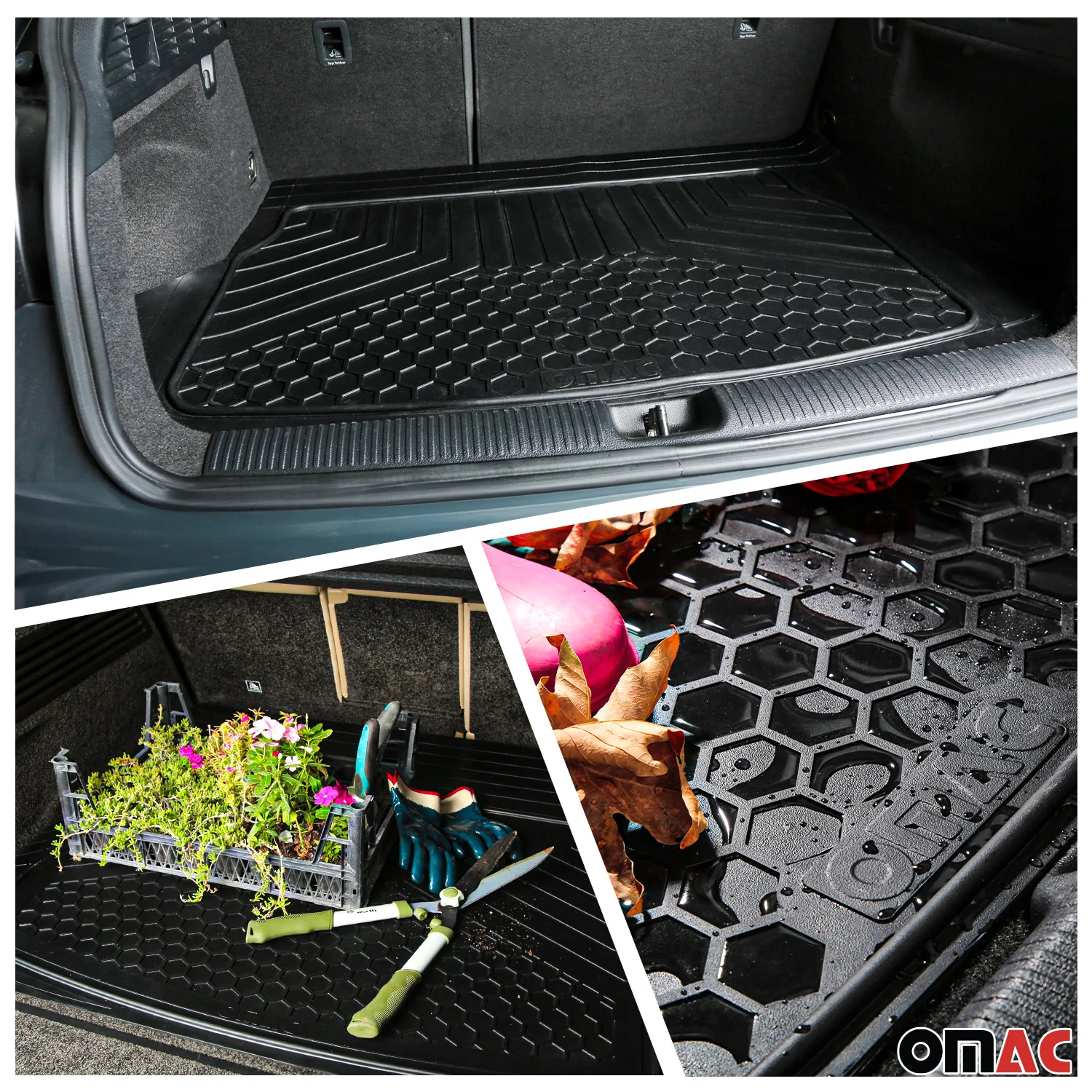 Kit Tapis de sol Universel et coffre pour VW ID.5 Antidérapante Noir 6Pcs - Image 3