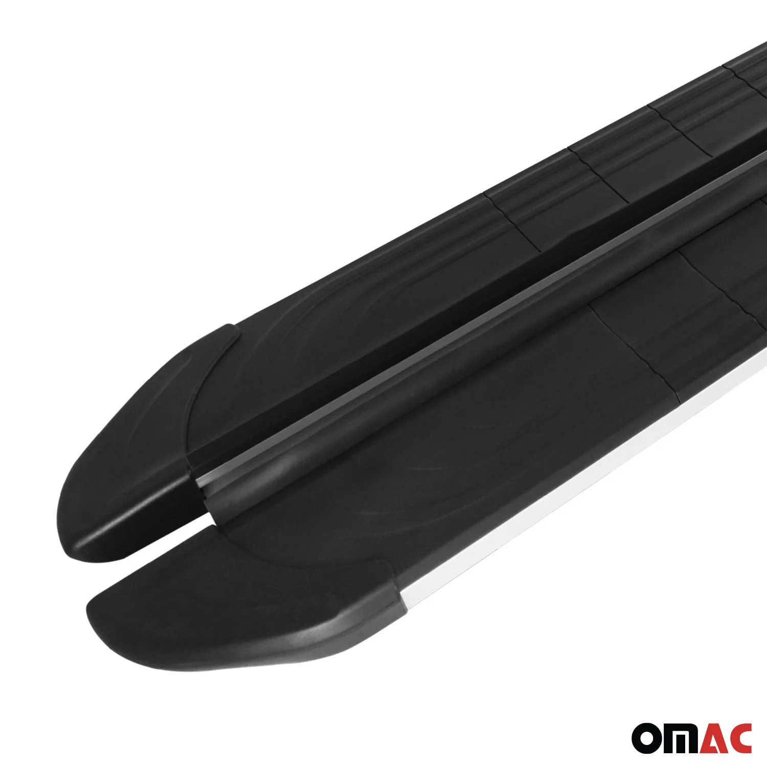 Marchepieds Latéraux pédale pour Fiat Doblo 2000-2010 L1 Alu Gris Noir 2Pcs - Image 10