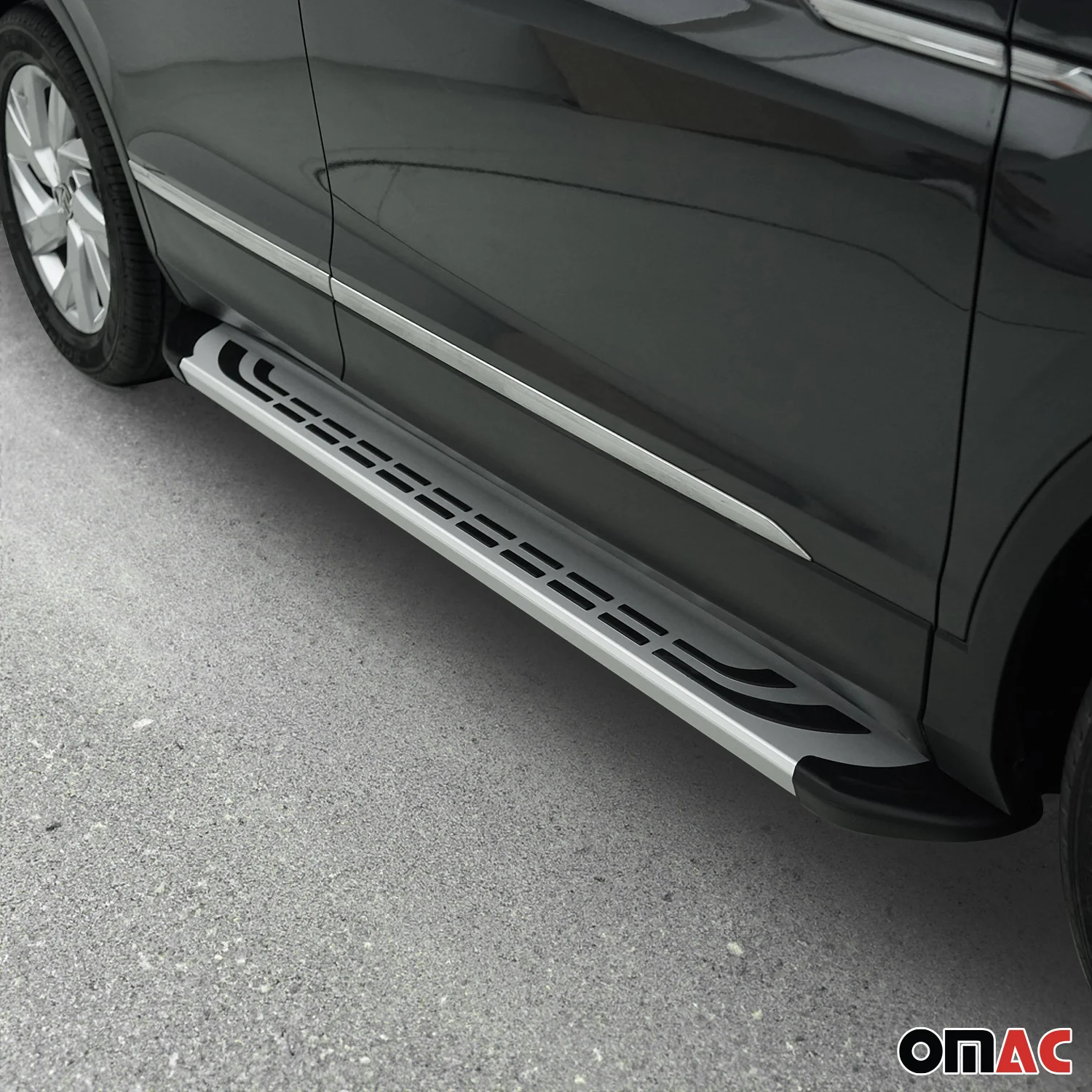 Marchepieds Latéraux pédale pour Toyota RAV4 2013-2018 Aluminium Gris 2Pcs - Image 3