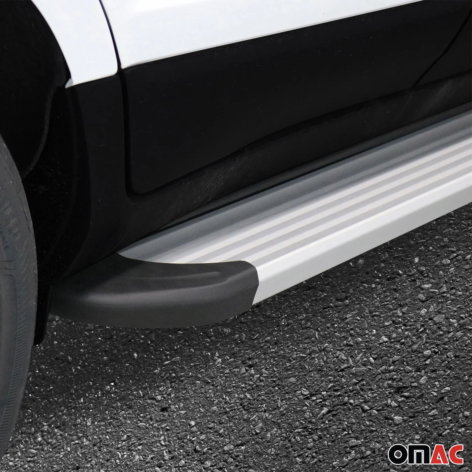 Marchepieds latéraux pédale pour VW Tiguan mk1 2007-2016 Alu Gris 2x - Image 5