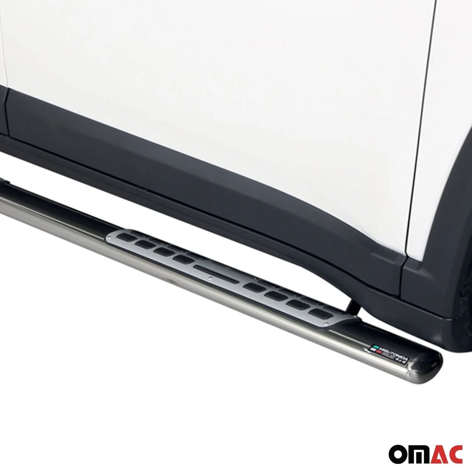 Marchepieds Latéraux pour Jeep Compass 2016-2021 Acier Inoxy Argent - Image 3