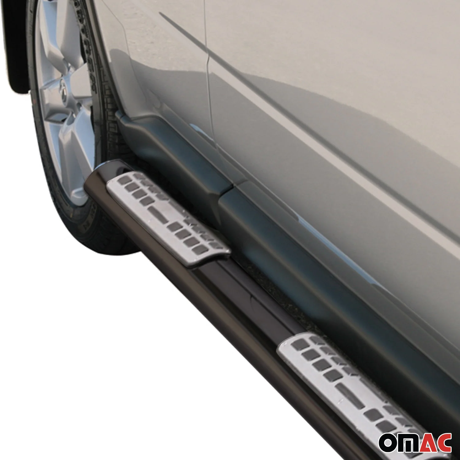 Marchepieds Latéraux pour Nissan X-Trail 2007-2010 Acier Inoxydable Noir - Image 3