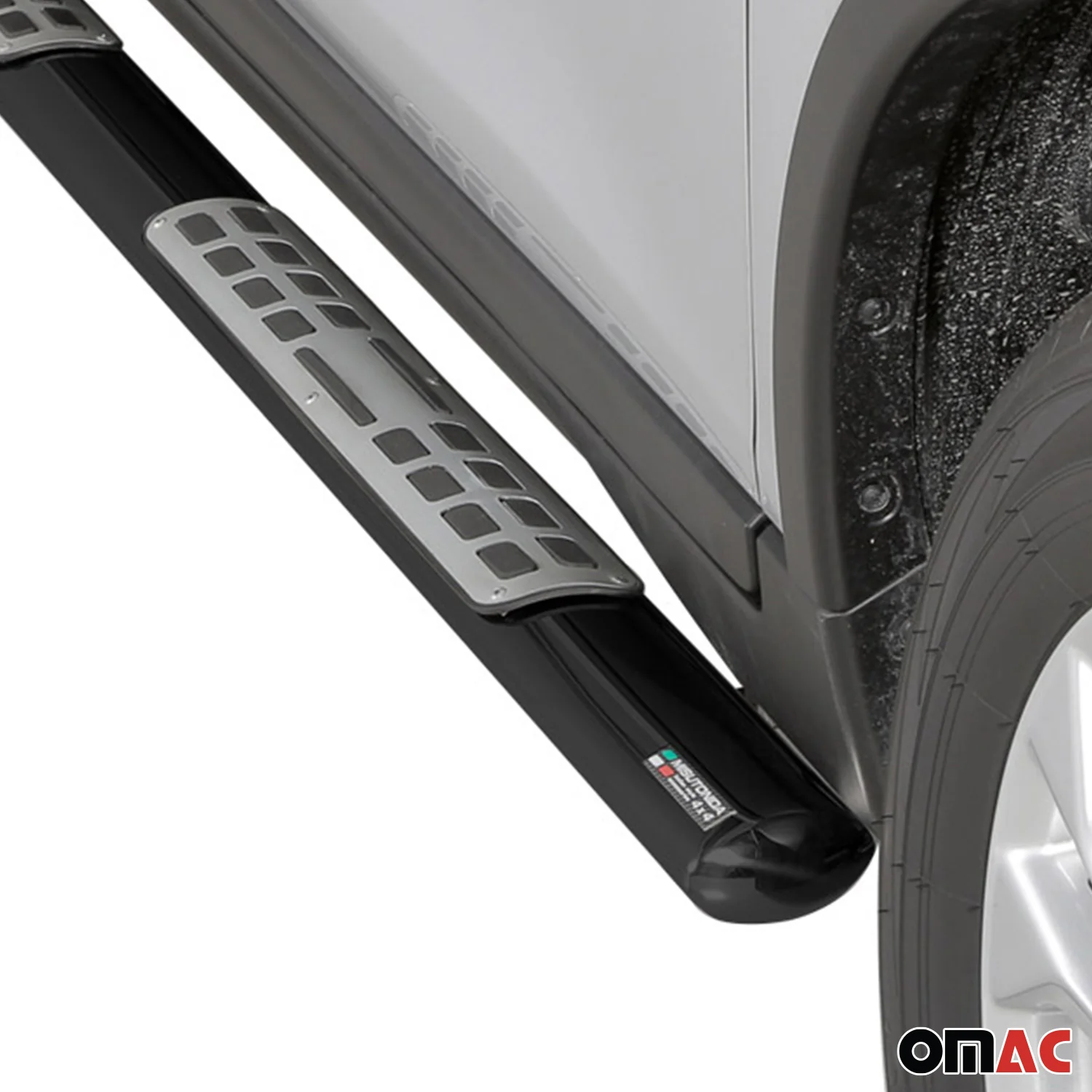 Marchepieds Latéraux pour Nissan X-Trail 2015-2017 Acier Inoxydable Noir - Image 3