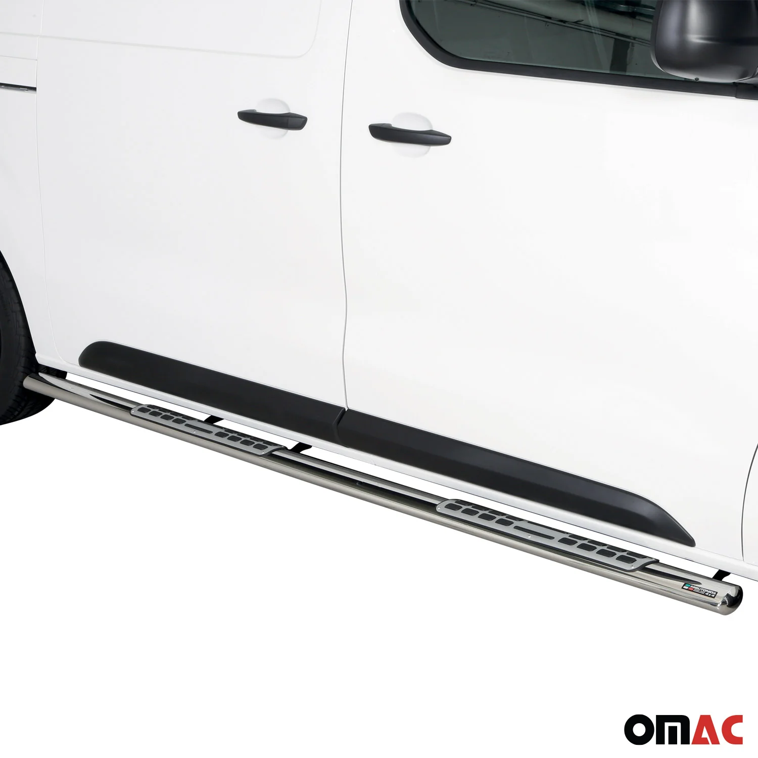 Marchepieds Latéraux pour Opel Vivaro C 2019-2026 L2 Acier Inoxydable Argent - Image 2