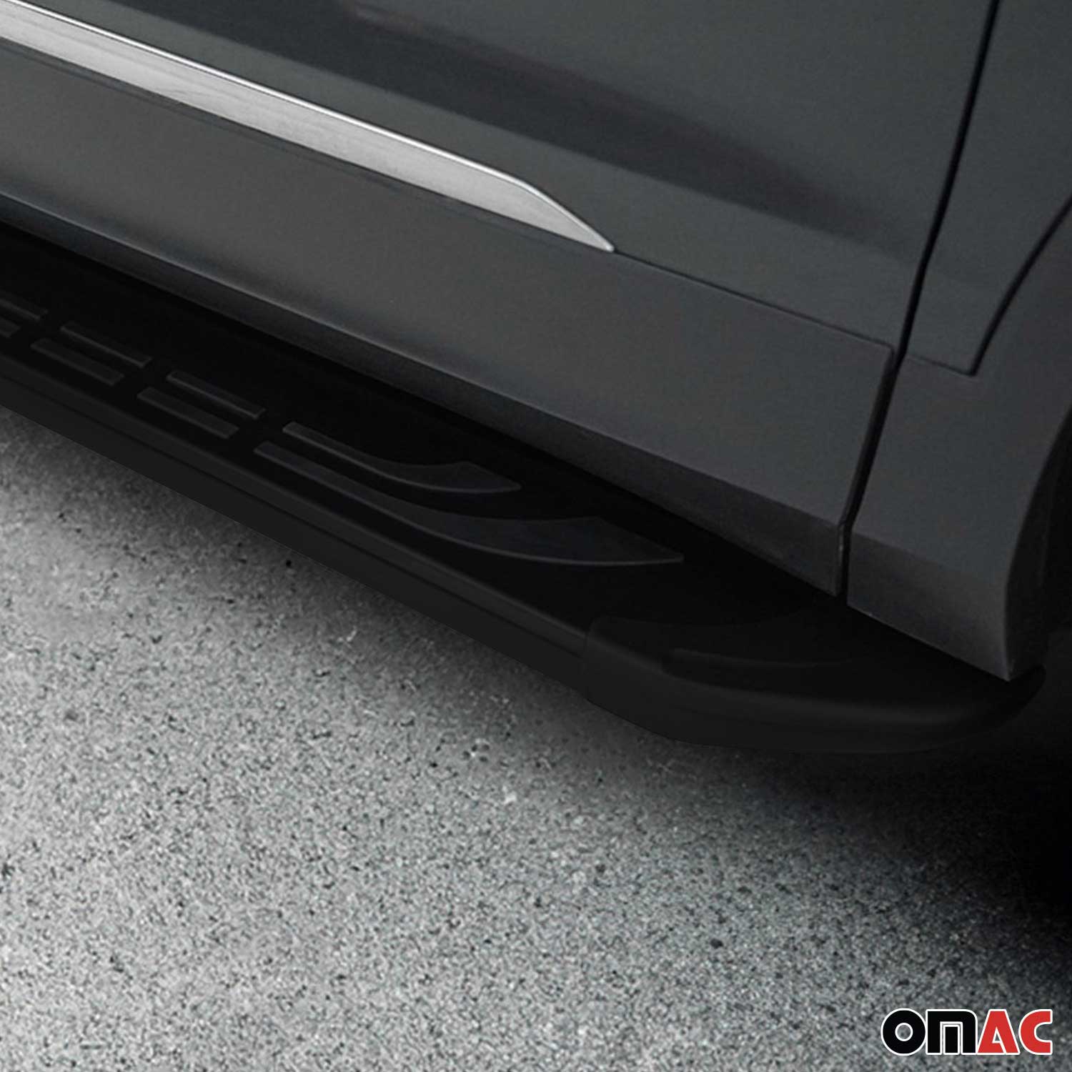 Marchepieds Latéraux pour Peugeot Expert Traveller 2016-2026 Alu Noir L1 Court - Image 6